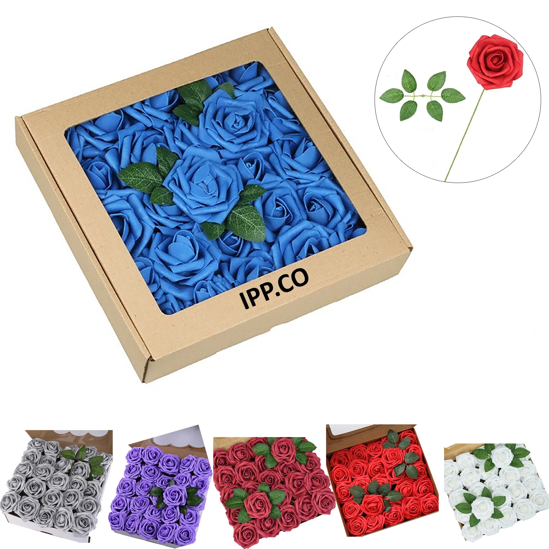 Artificial Flowers Box Set for DIY Wedding Bouquets 5