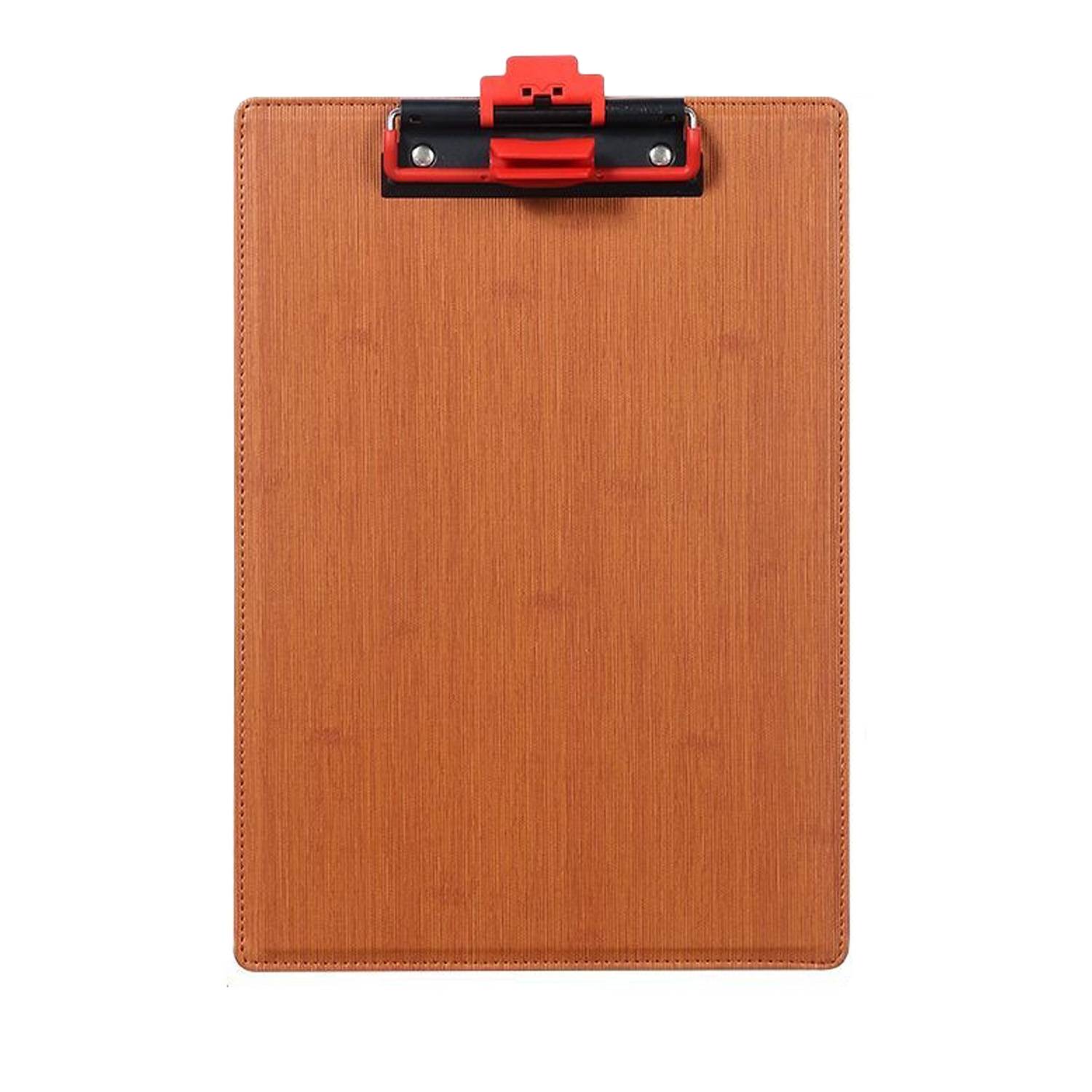 A4 PU Leather Clipboard w/ Pen Holder 2