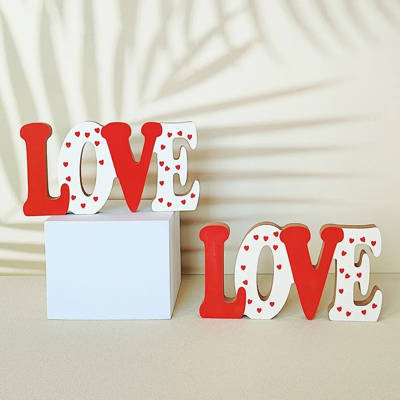 Wooden Valentine's Day Ornaments 5