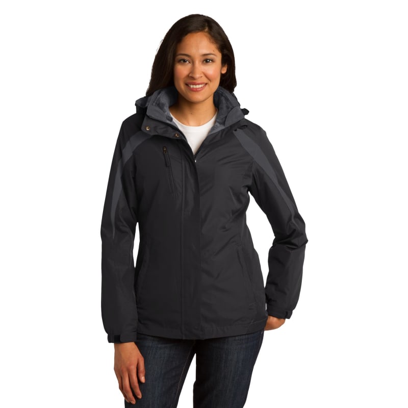 Port Authority Women's Colorblock 3-in-1 Jacket. 19