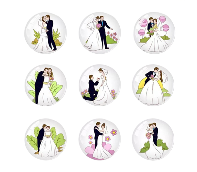 Customized Glass Fridge Magnet 5
