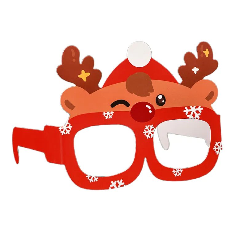 Christmas Paperboard Glasses Frame 8