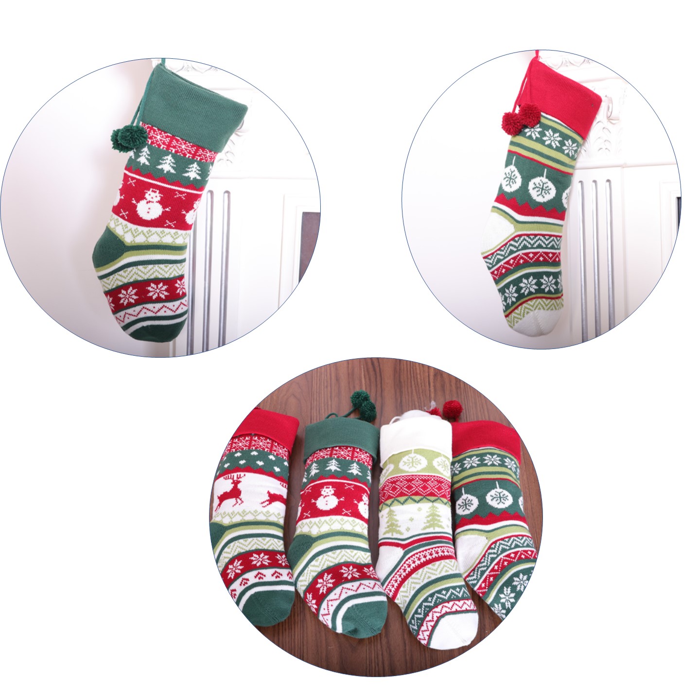Candy Bag Christmas Hanging Stocking 4