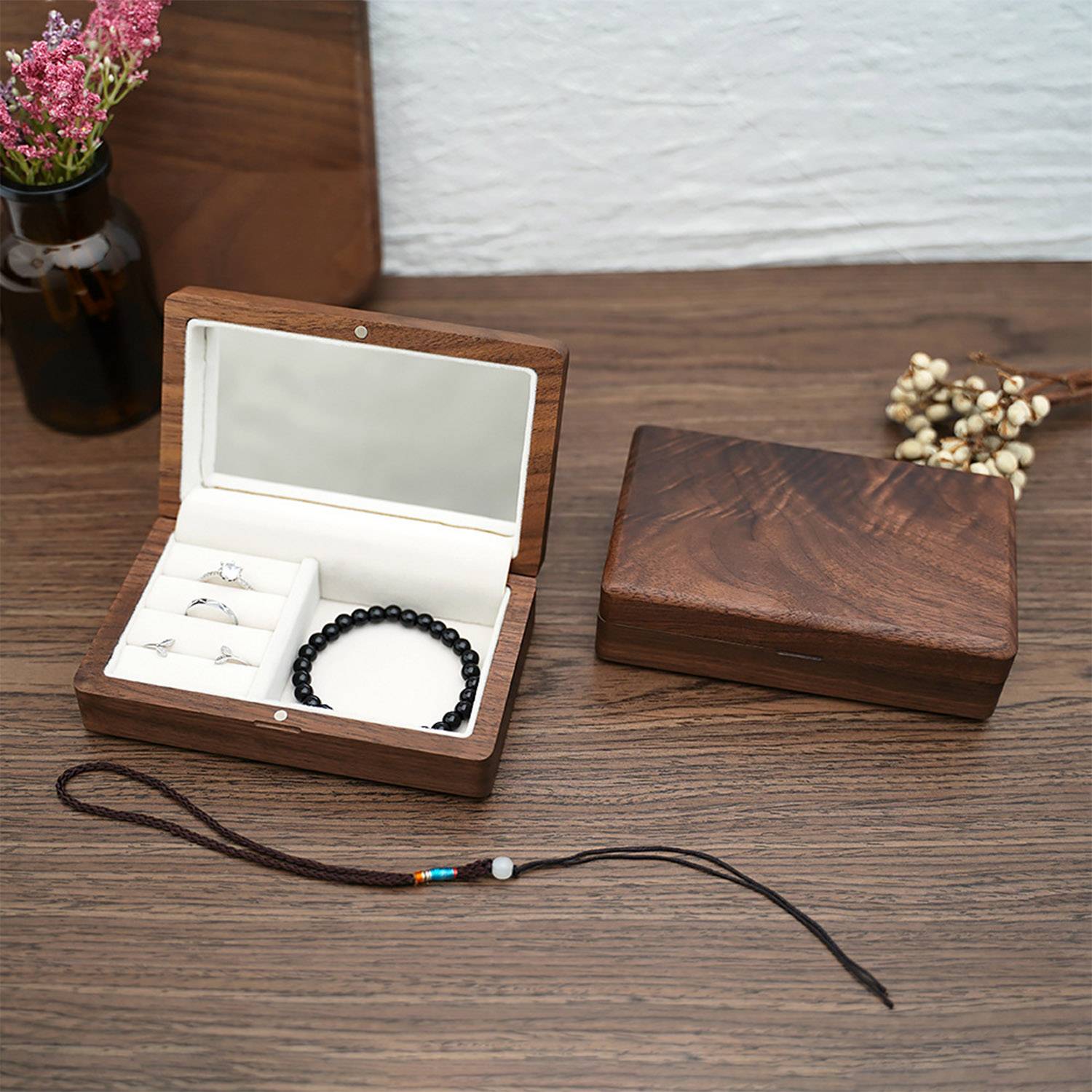 Wood Travel Jewelry Box 5