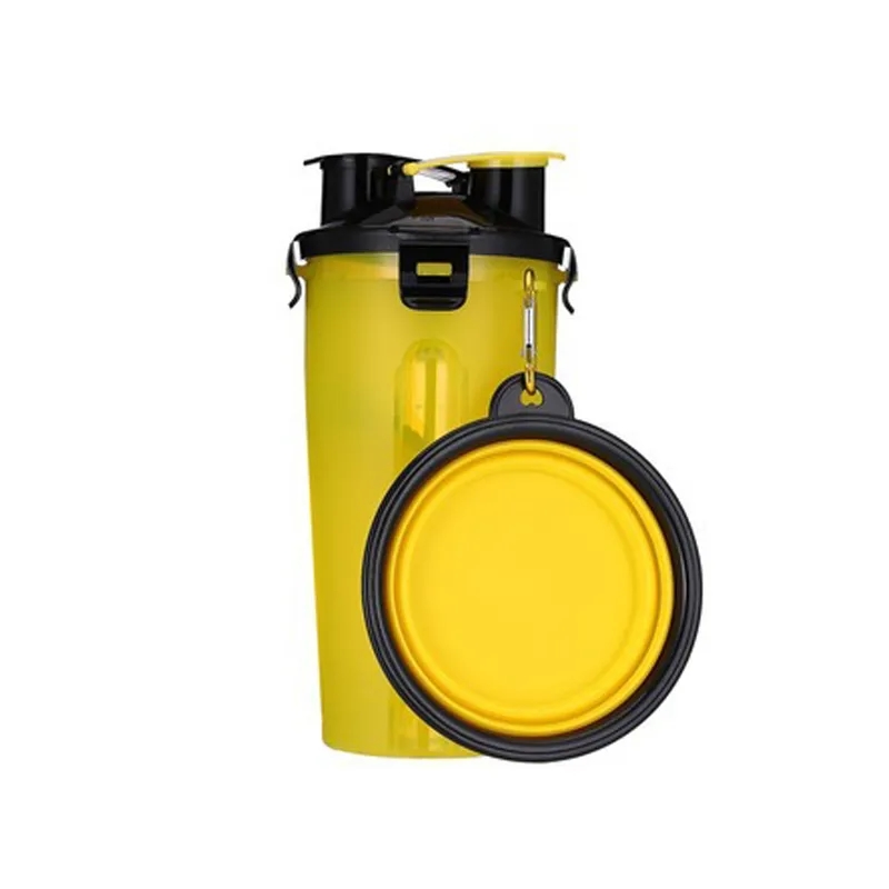 2 In 1 Dog Food Water Bottle With Bowl 6