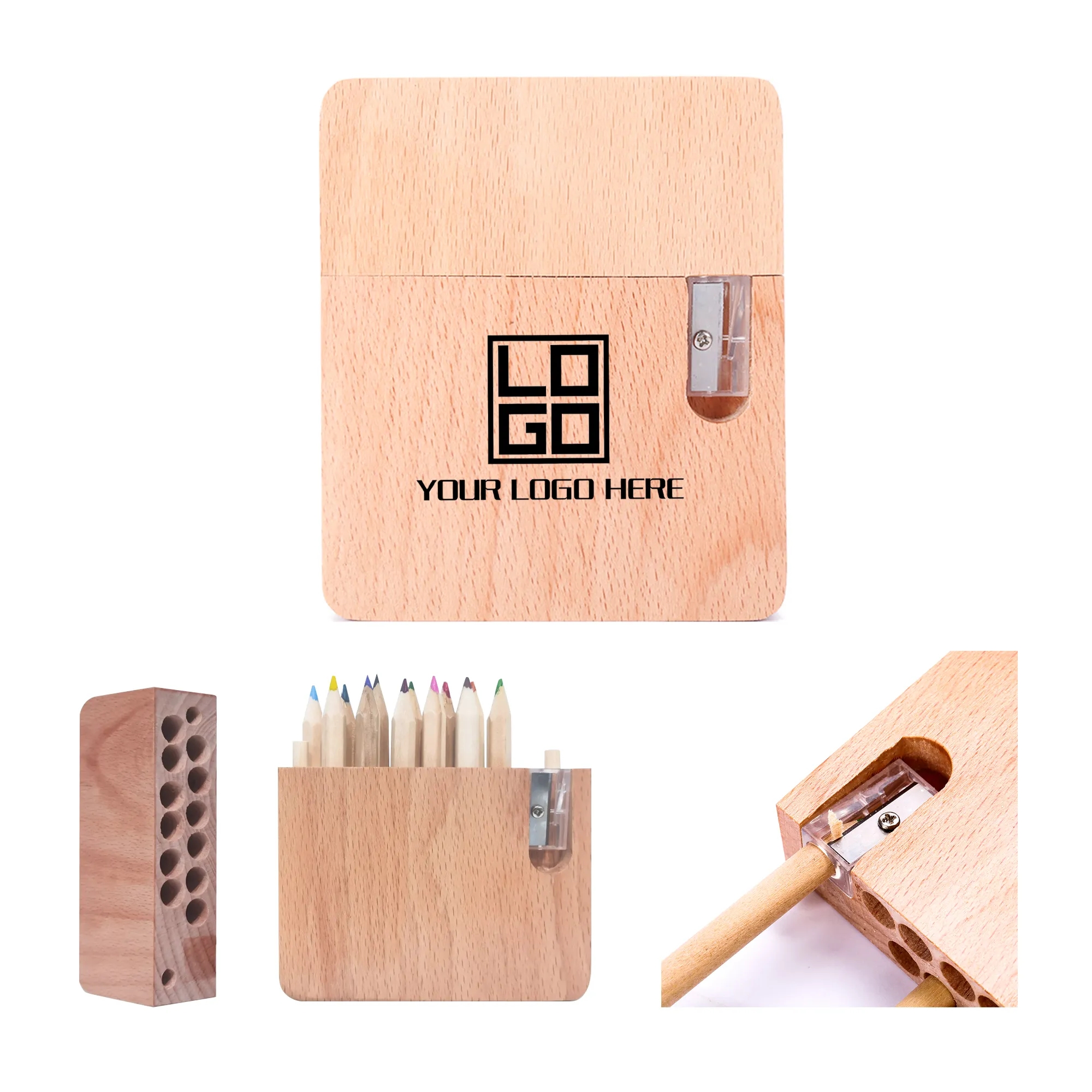 12-Piece Colored Pencil Set With Sharpener 1