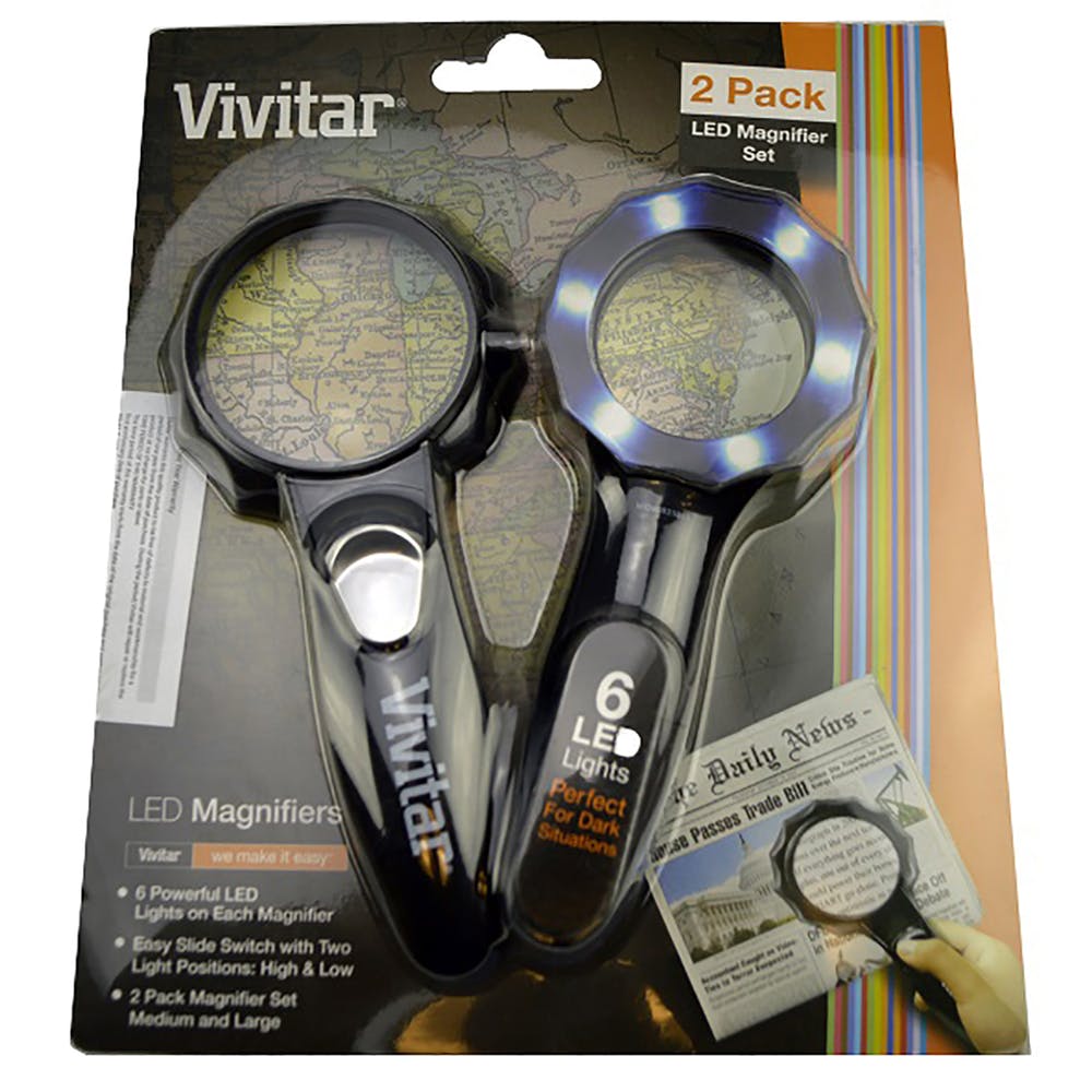 LED Magnifying Glasses - 2 Pack 2