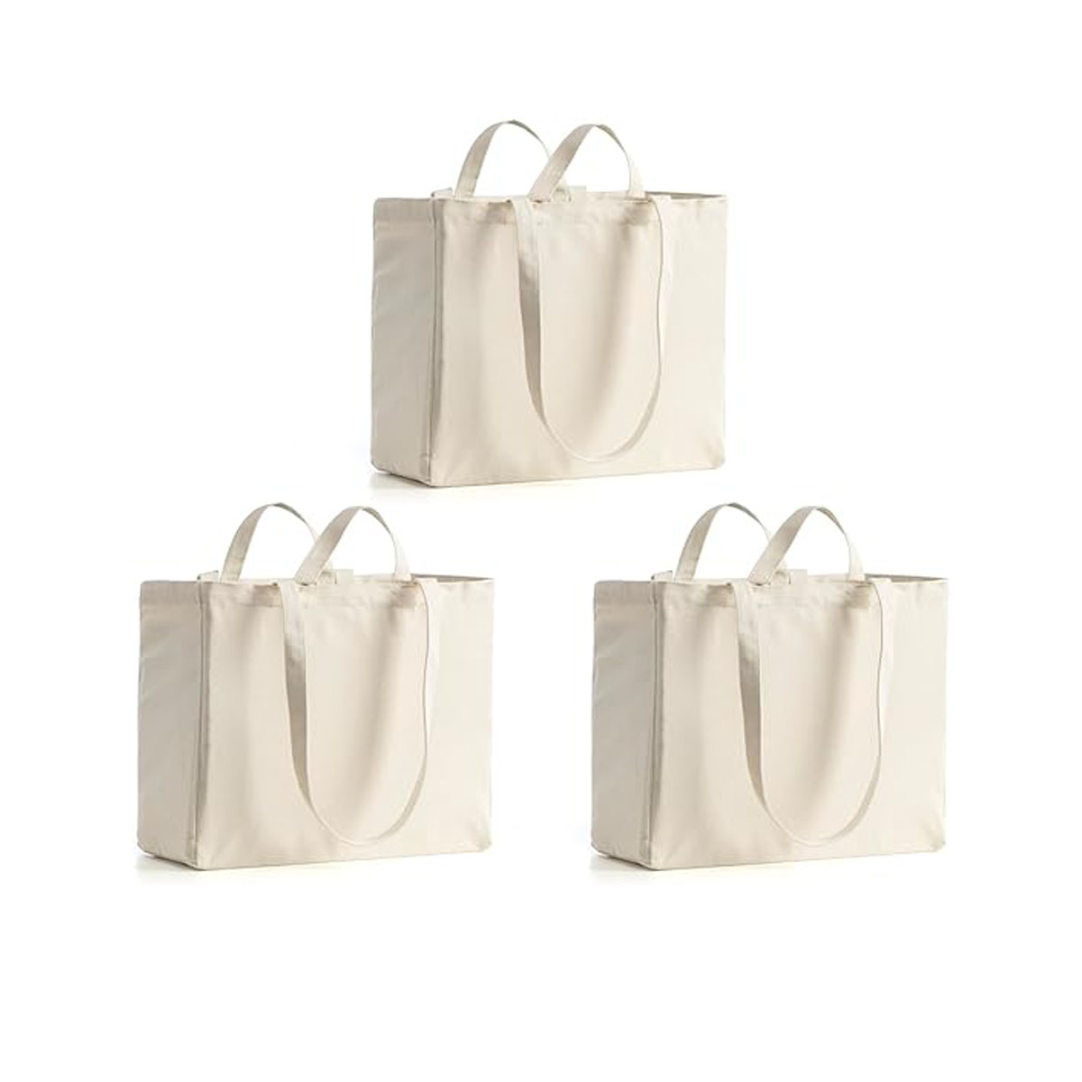 Cotton Canvas Grocery Shopping Bags 5
