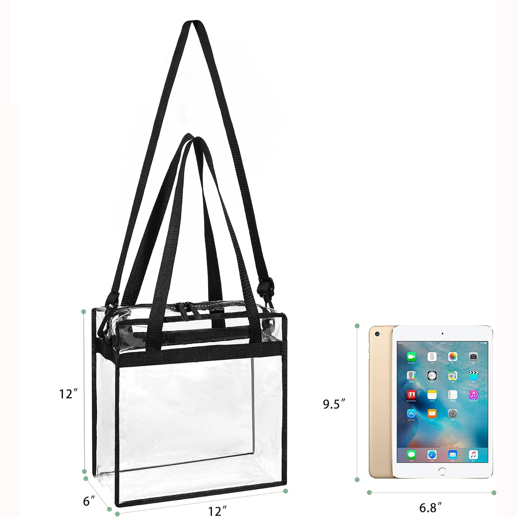 Stadium Approved Clear Tote Bag 10
