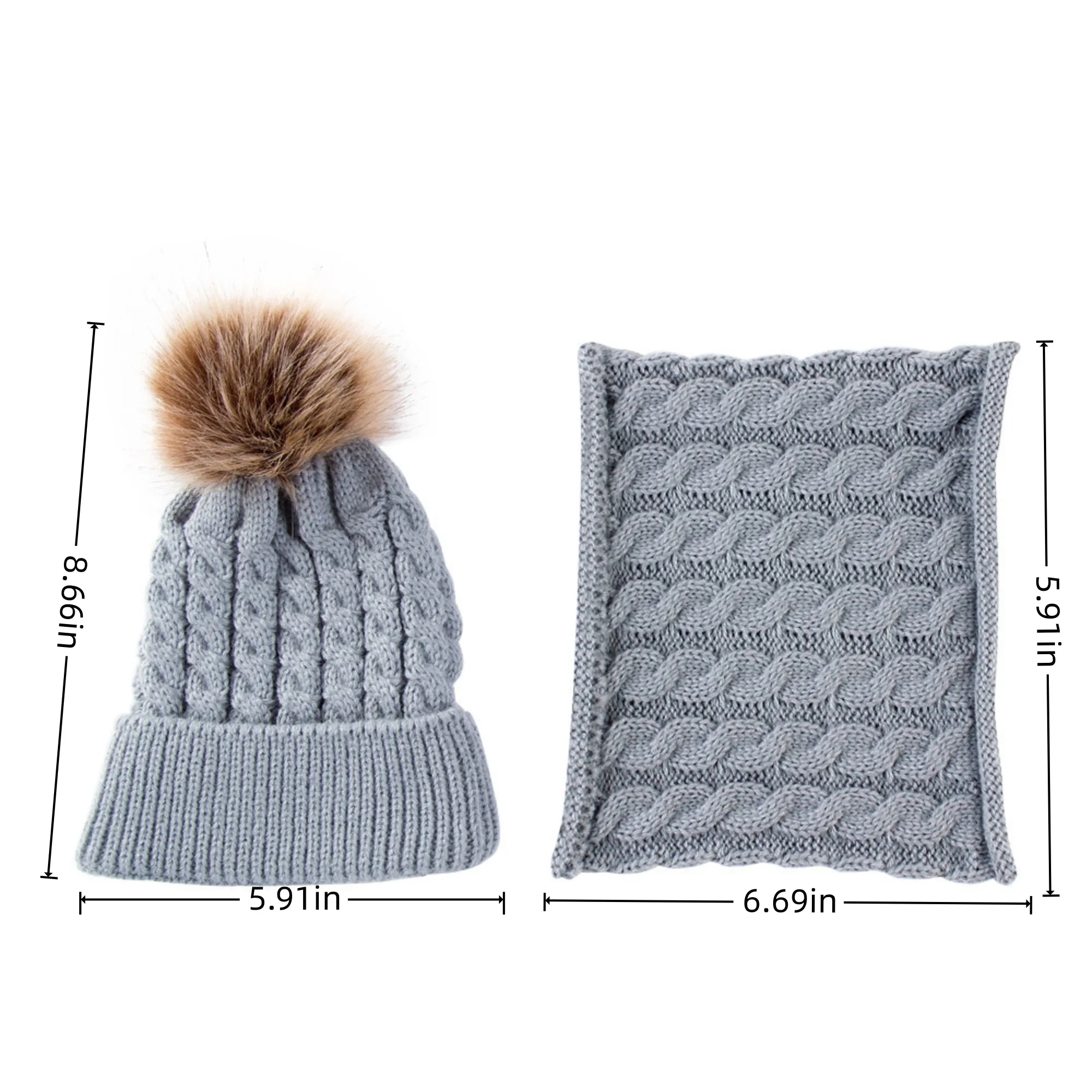 Winter Hat and Scarf Set for Toddler 5