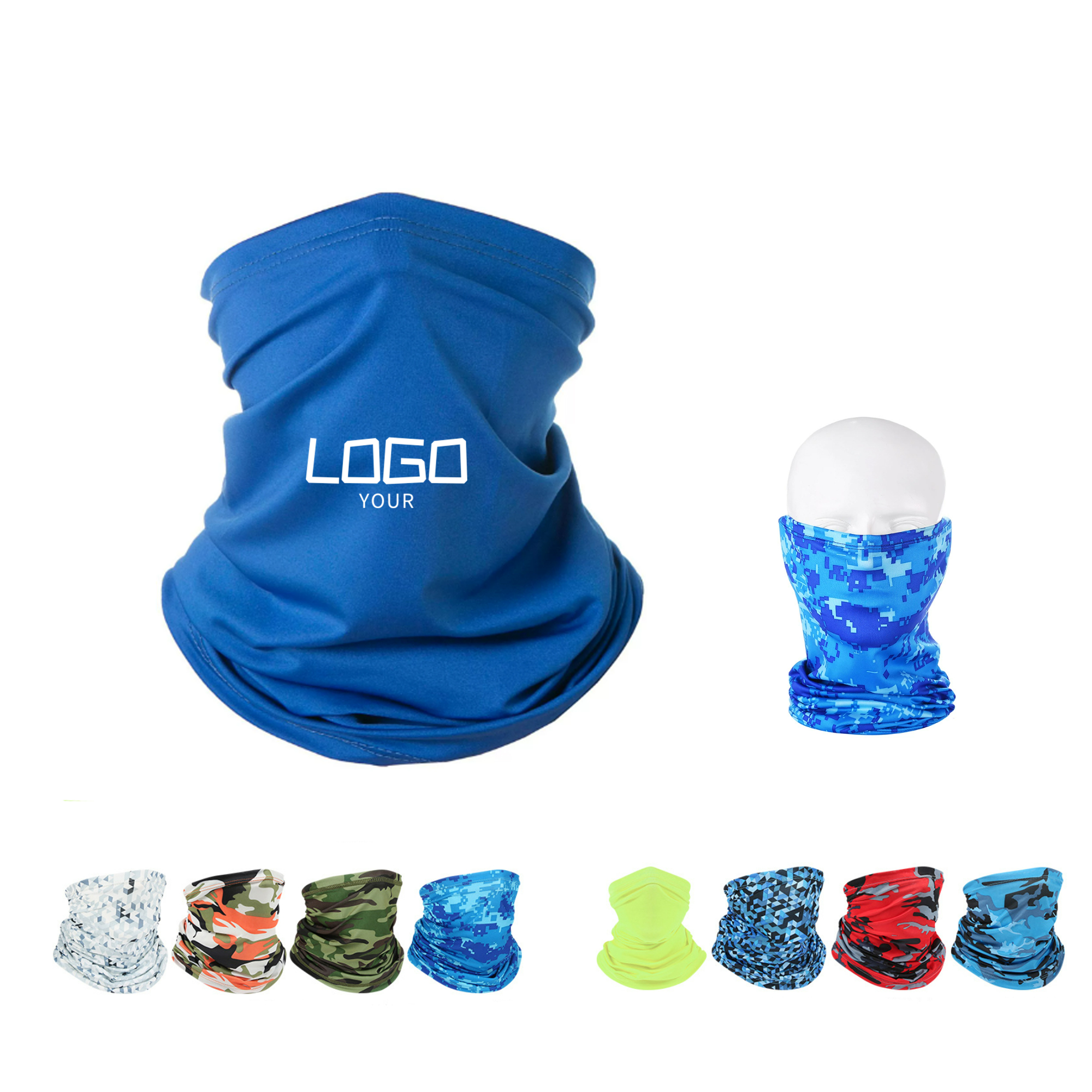 Breathable Neck Gaiter Mask Bandanas 2
