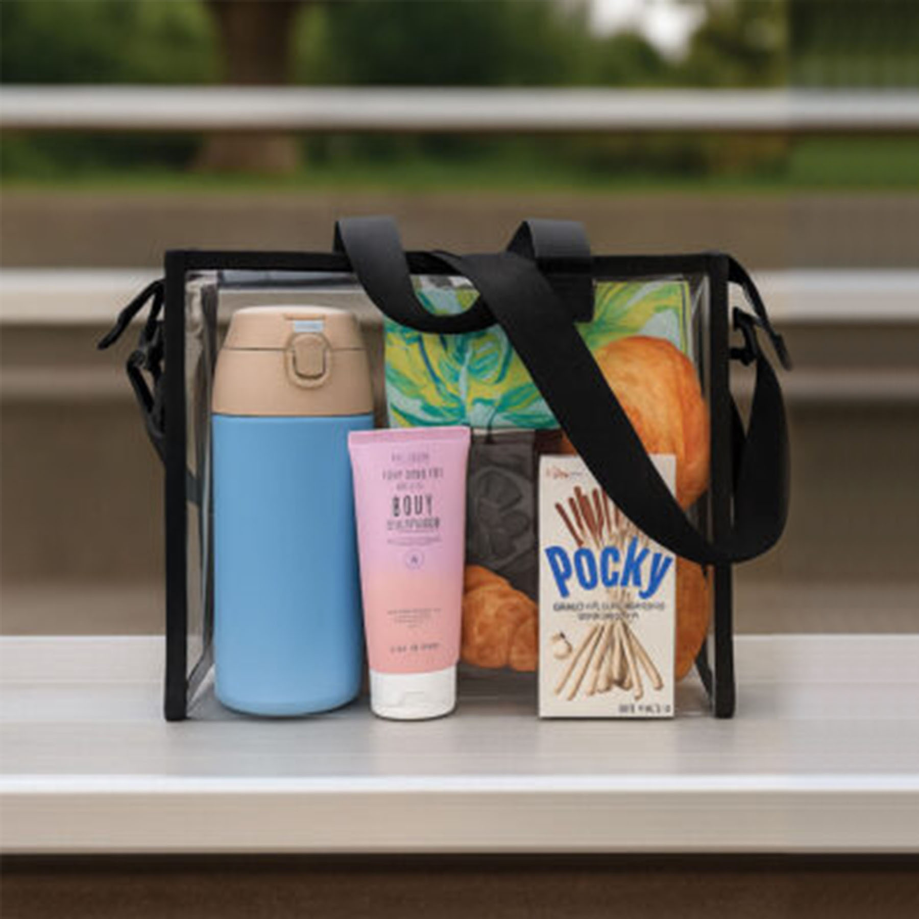 Premium Clear Vinyl Stadium Crossbody 3