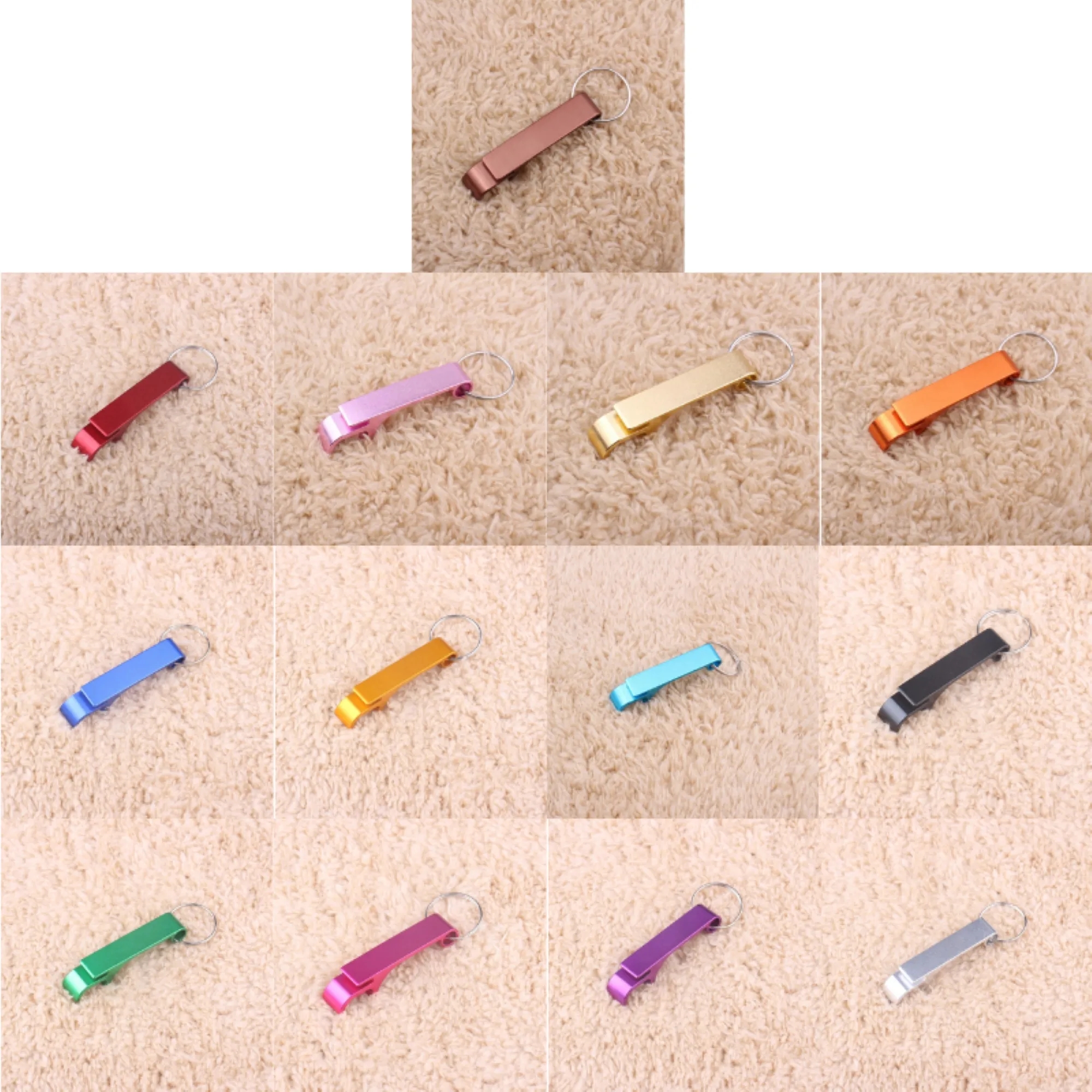 Aluminum Alloy Bottle Opener Keychain 5