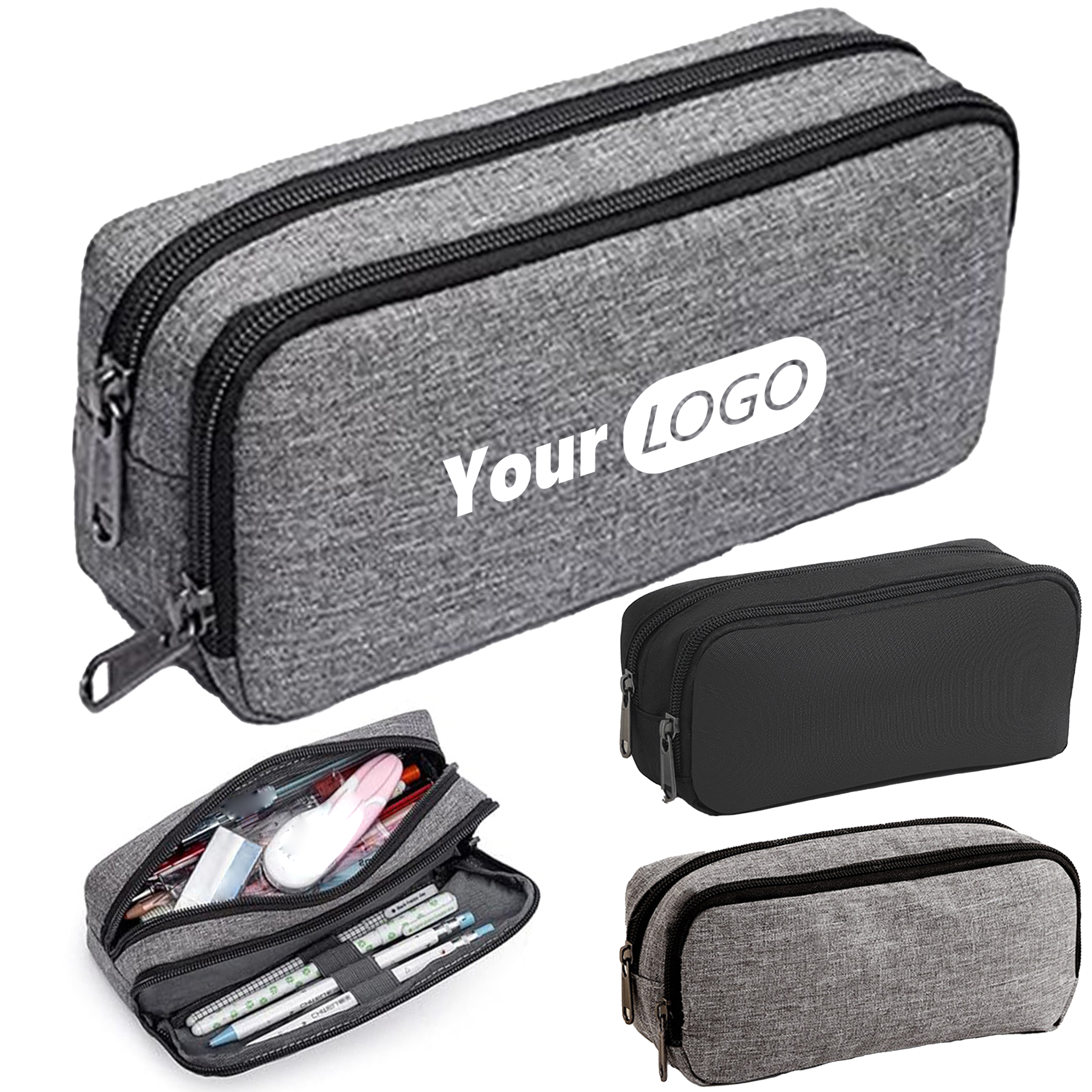 Oxford Large Capacity Portable Pencil Case 5