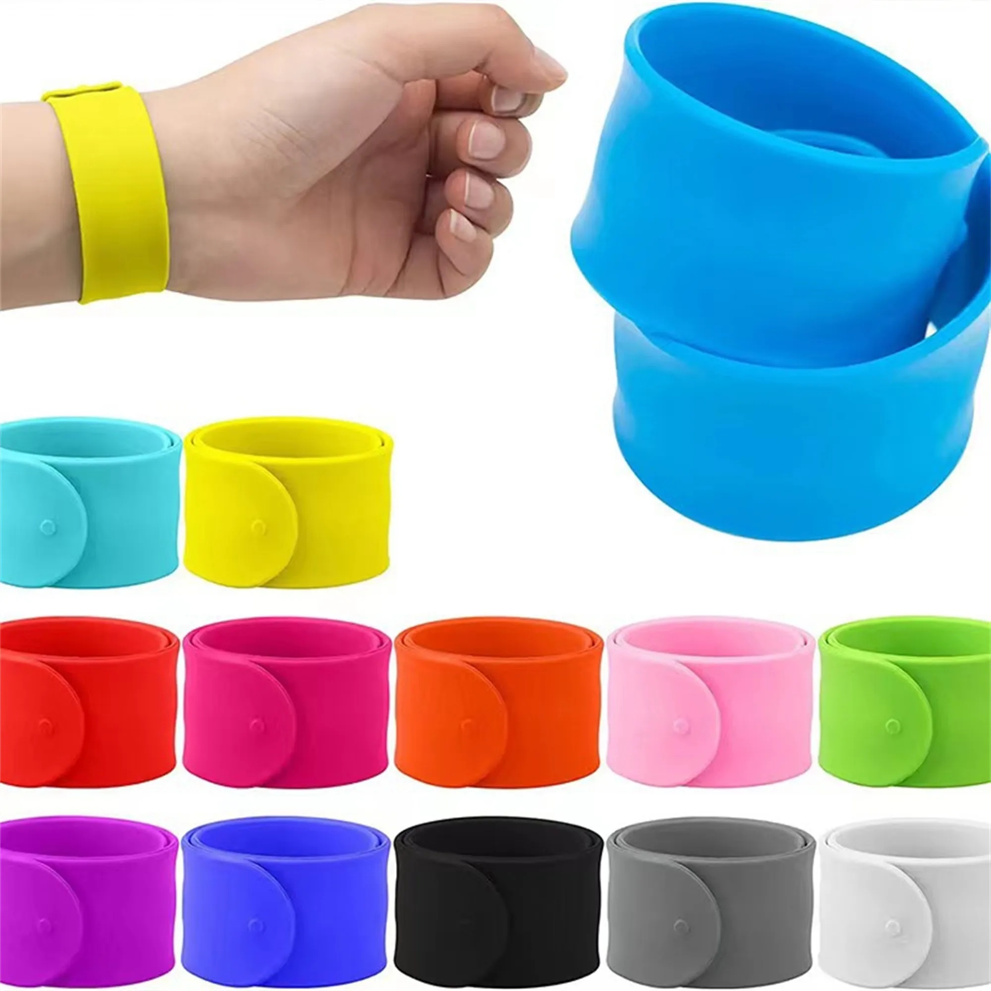 Silicone Slap Bracelets 4
