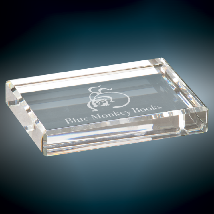 Rectangle Crystal Paperweight 1