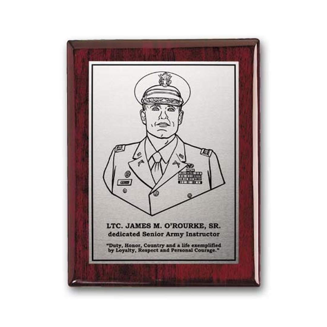 Etch/Oxidized Plaq - Rosewood 1