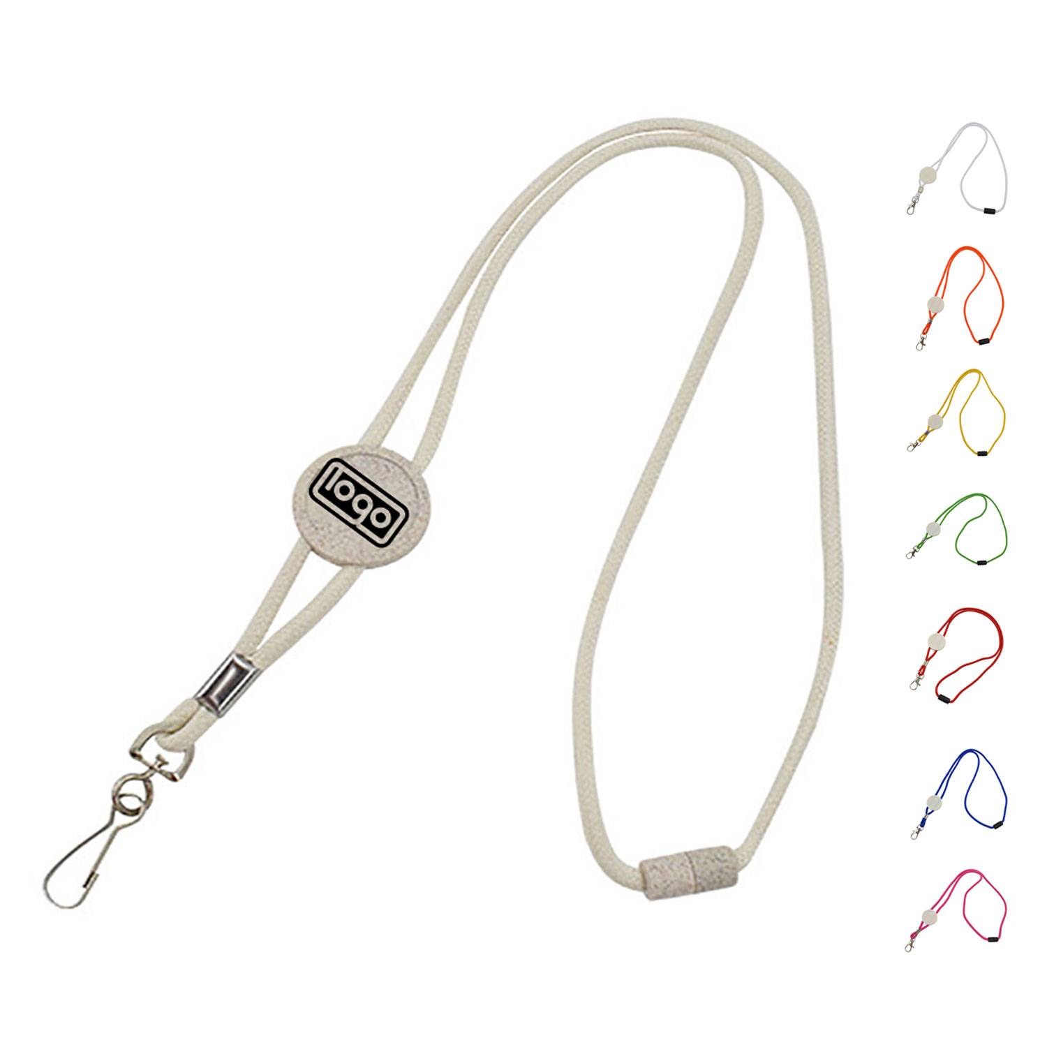 Dual Tone Hanging Lanyard with Metal Clasps 3