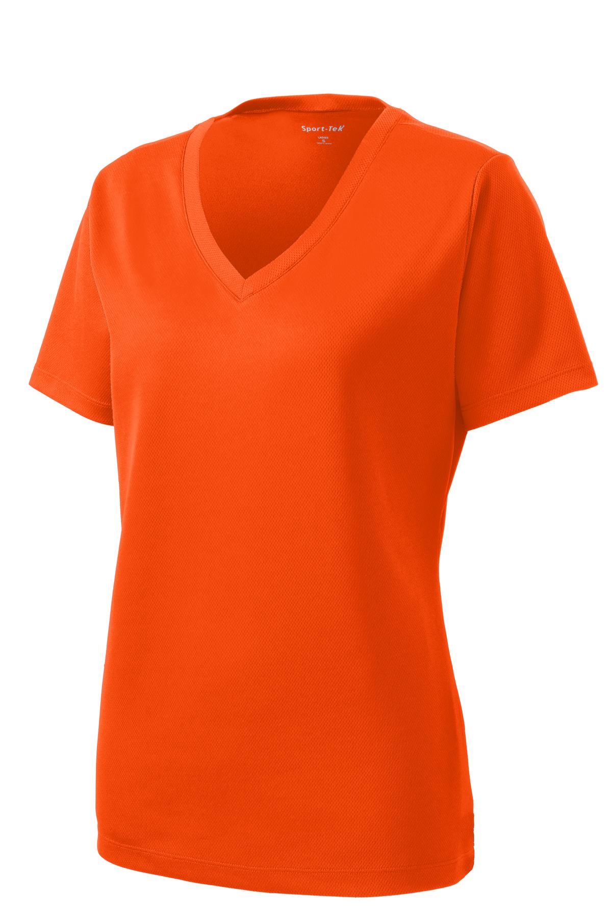 Sport-Tek Women's PosiCharge RacerMesh V-Neck Tee. LST340 29