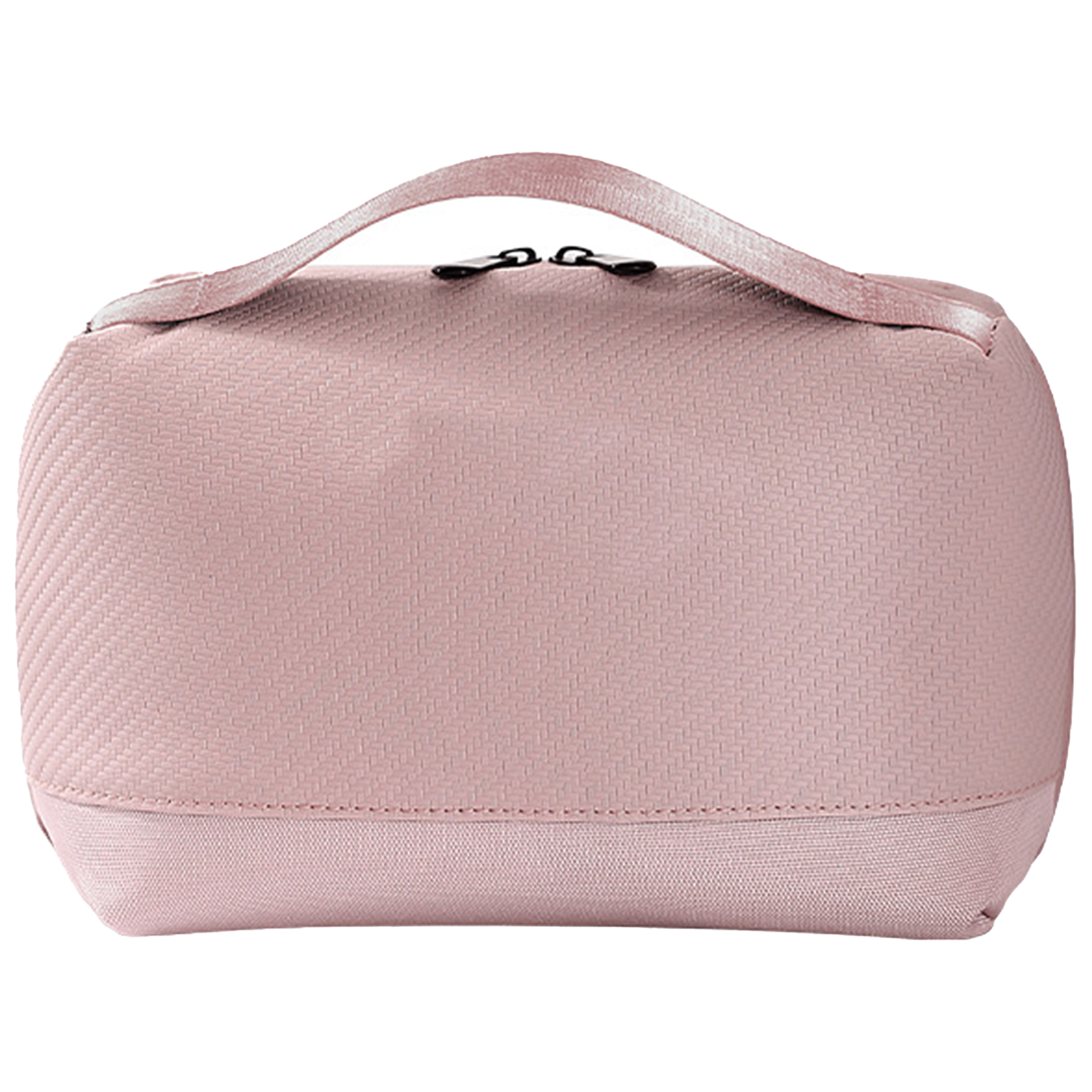 Pu Solid Color Travel Grooming And Makeup Bag 2