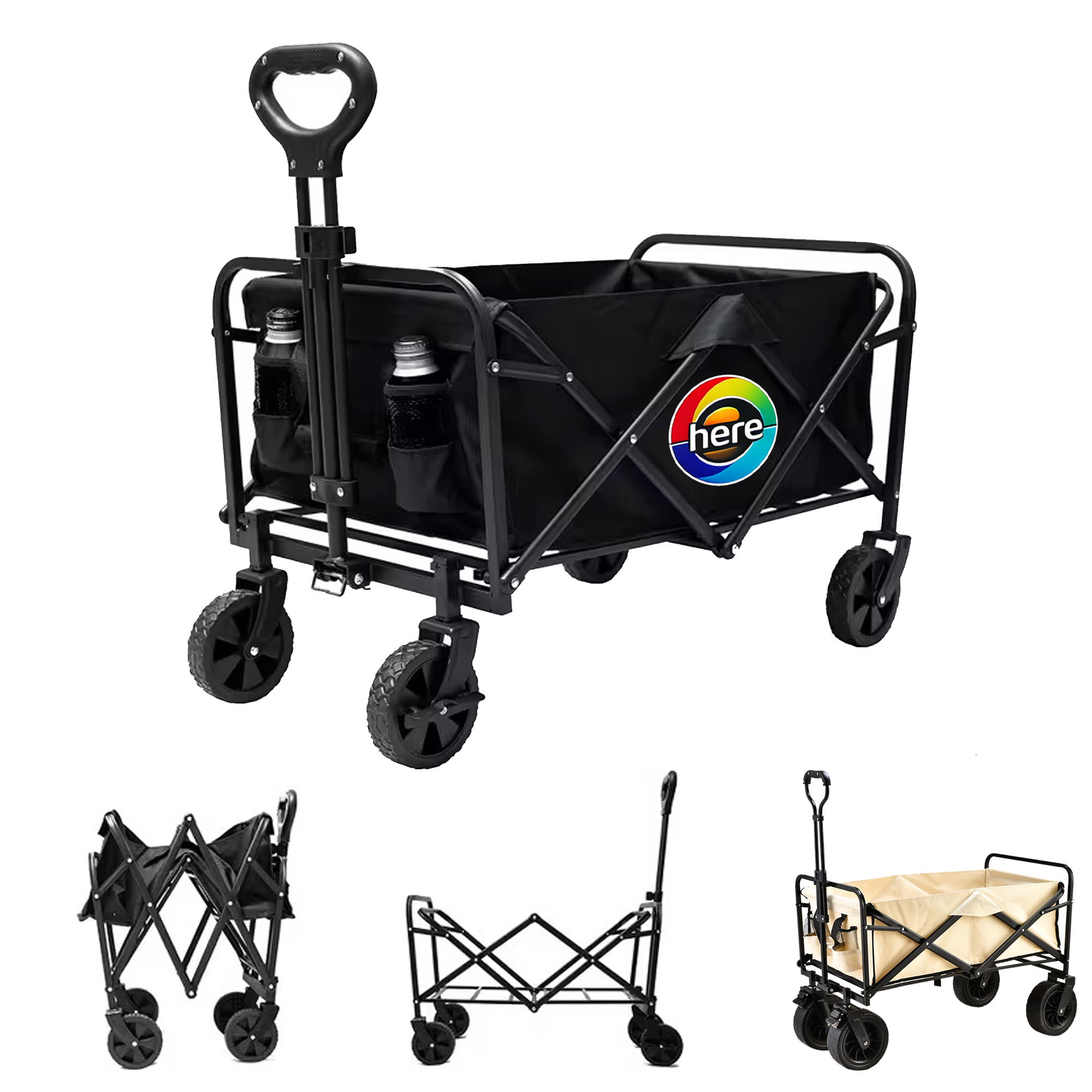 MOQ 1 pcs Foldable Camping Storage Wagon 2