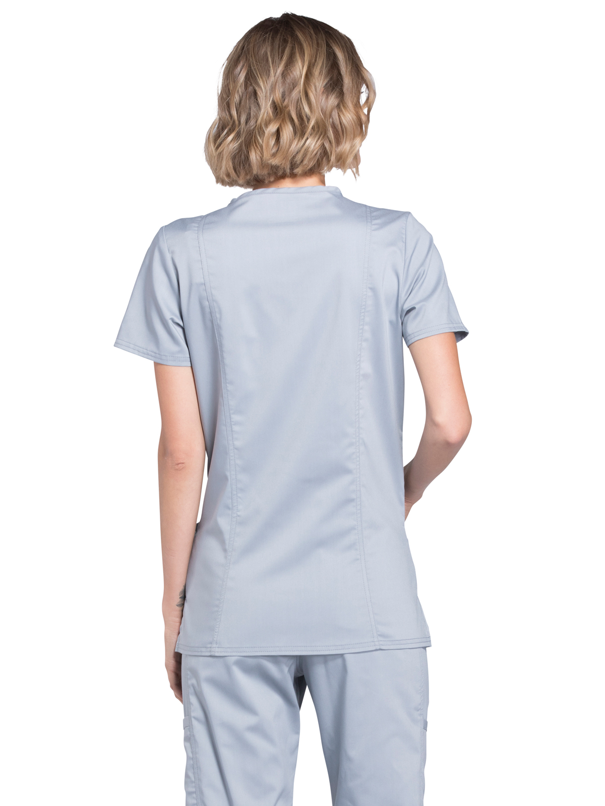 Cherokee - Workwear Revolution - Women's 3-Pocket V-Neck Top 16