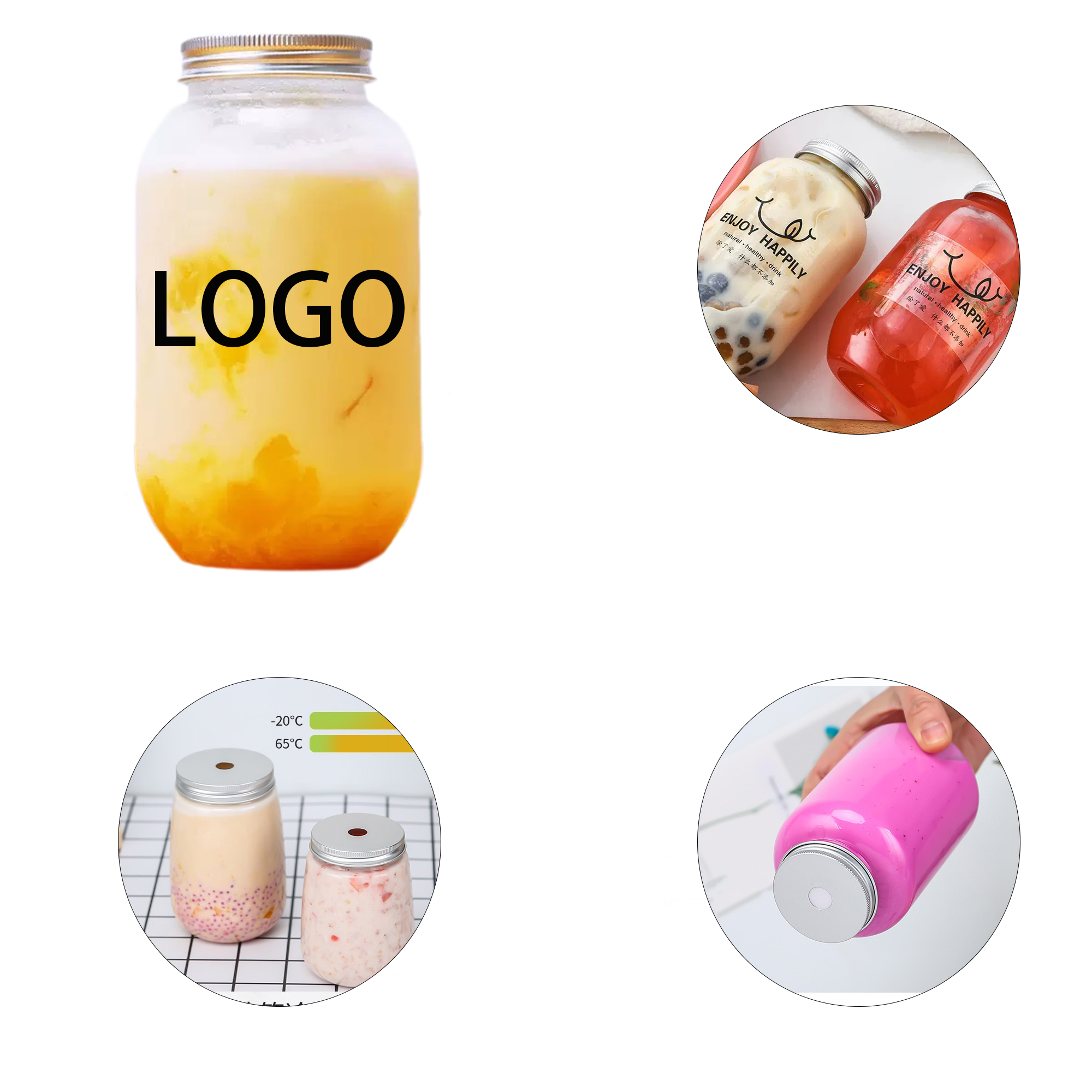 16 Oz Milk Tea Cup MOQ 10pcs 2