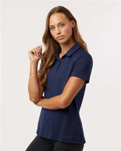 Women's Textured Stripe Polo - A707 25