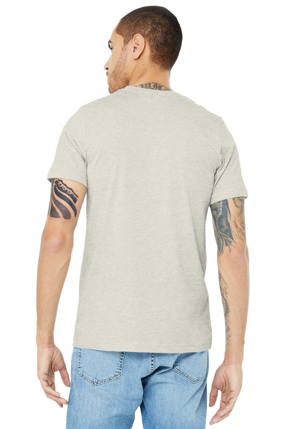 BELLA+CANVAS Unisex Heather CVC Short Sleeve Tee. BC3001CVC 344