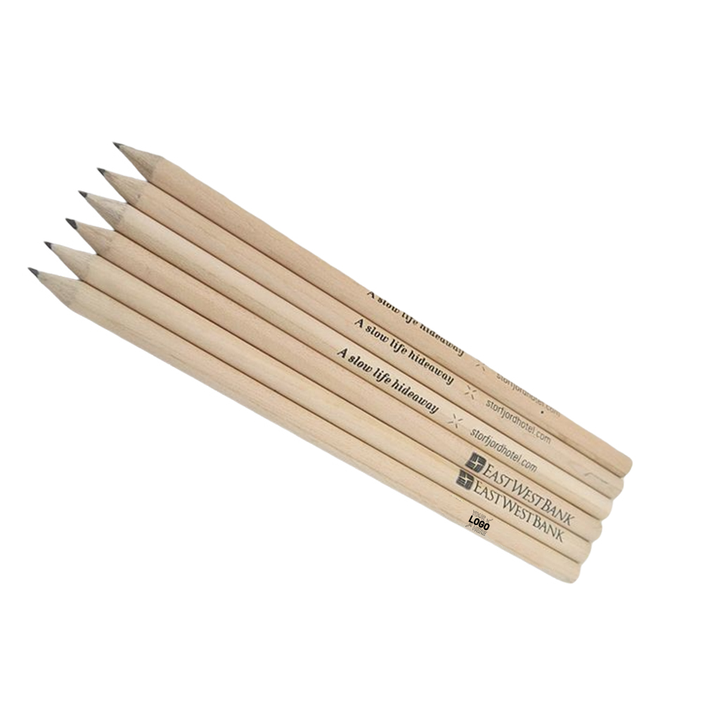 7" Wooden Color HB Pencils 1