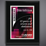 Aberdeen Black Plaque with Sublimated Plate 12