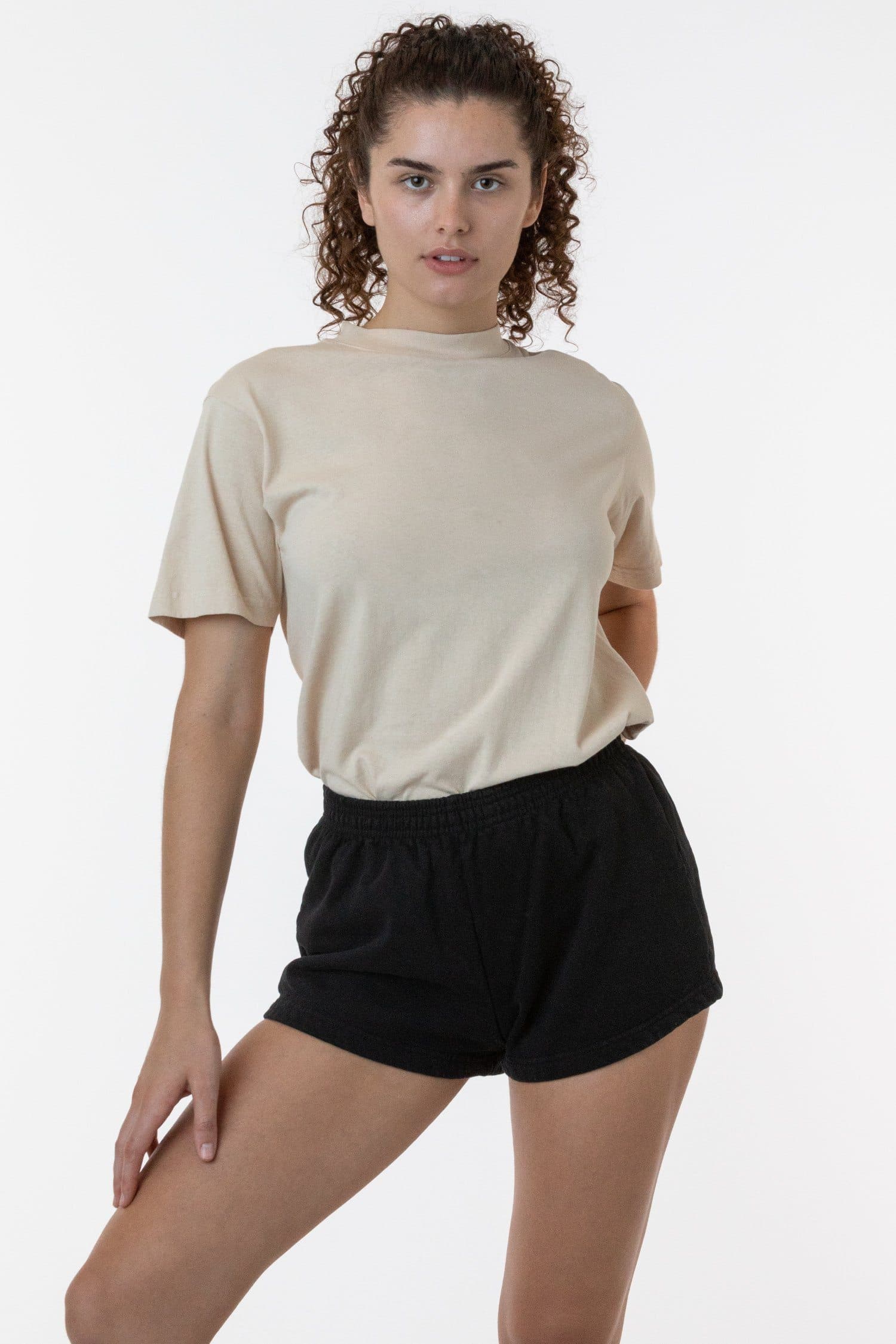 14 OZ GARMENT DYE HEAVY FLEECE SHORT SHORTS 3