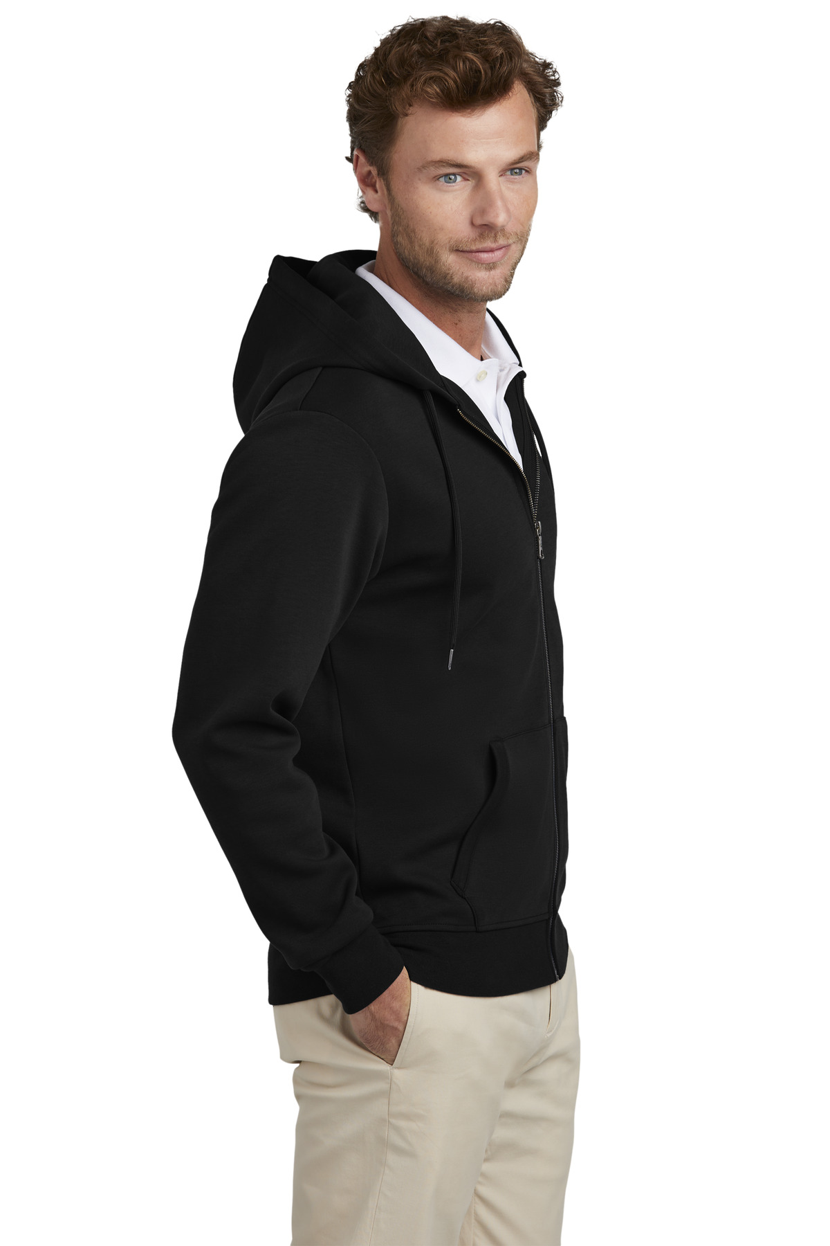 Brooks Brothers Double-Knit Full-Zip Hoodie BB18208 16