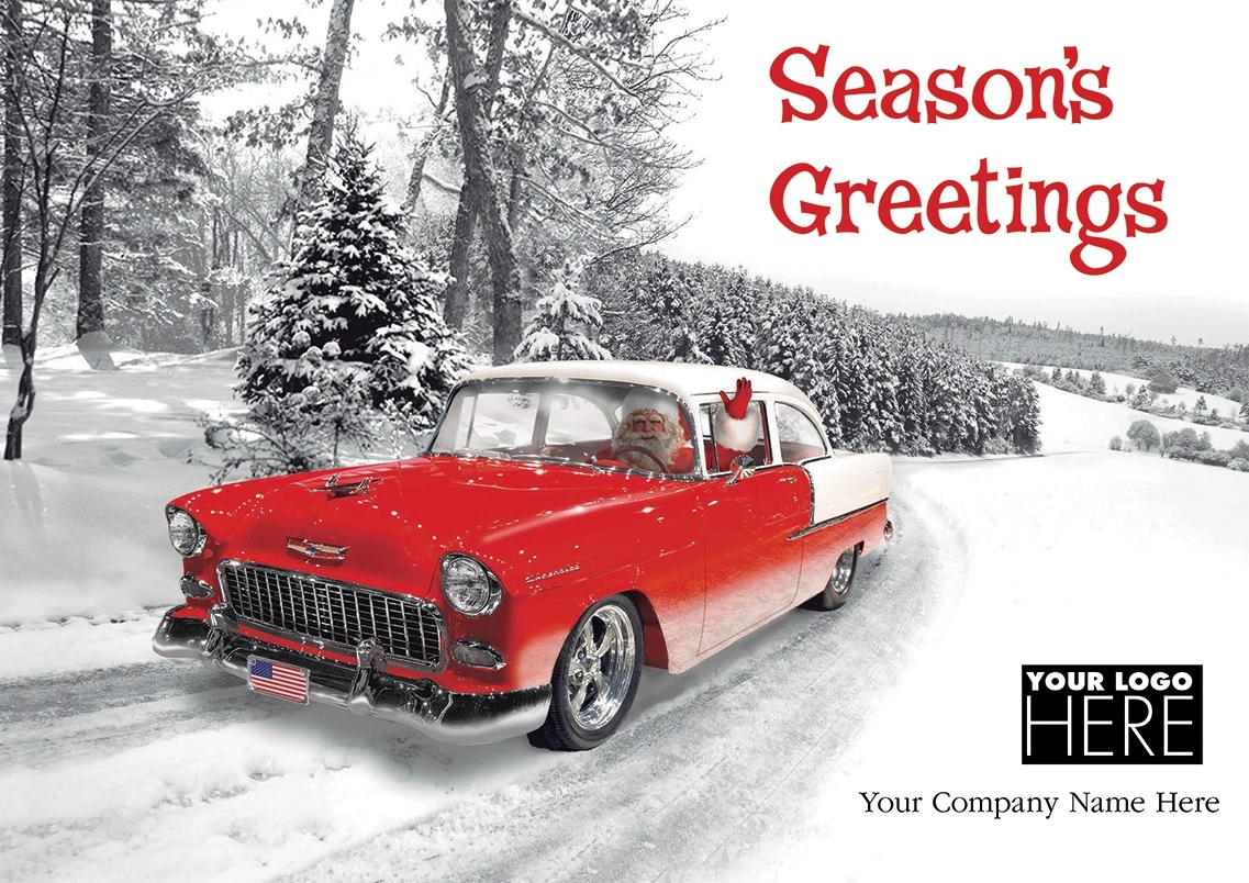 Classically Cool Holiday Logo Cards 1