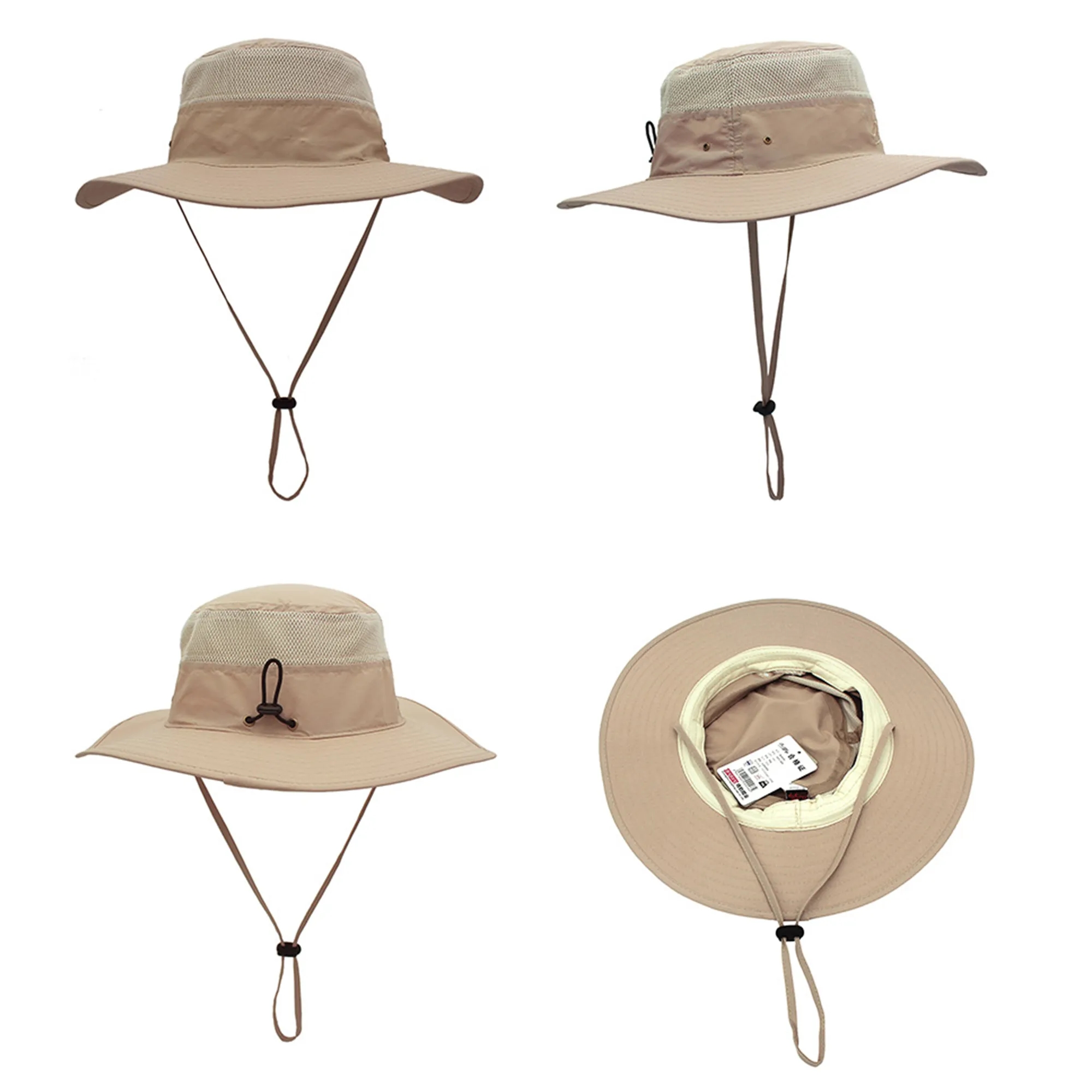 Full Color Wide Brim UV Protection Bucket Hat 6