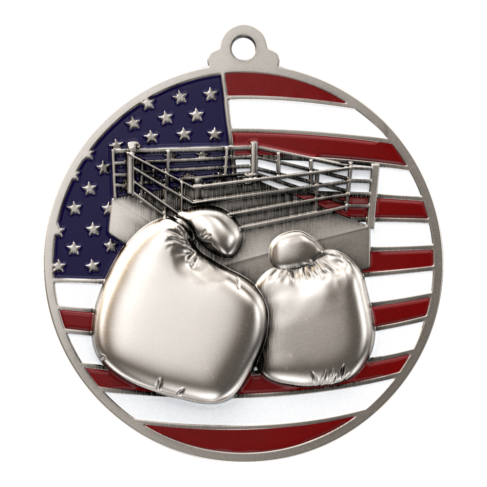 Boxing Patriotic Medallion (2-3/4") 9