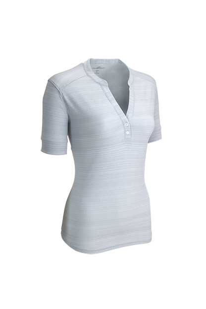 Women's Vansport Strata Textured Henley 33