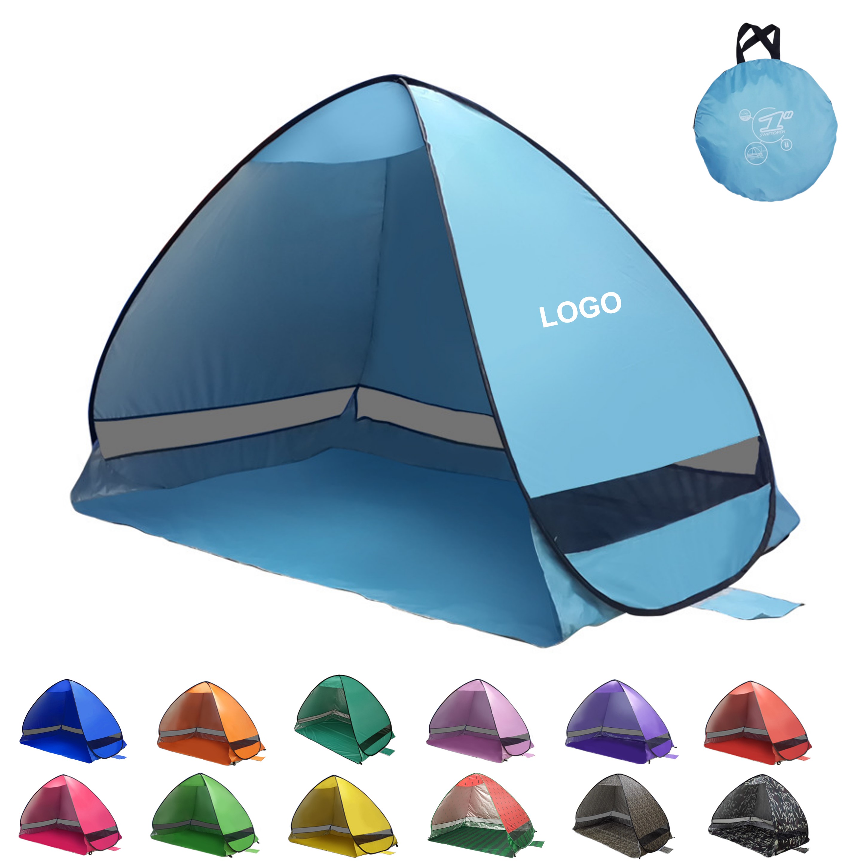 Portable Pop Up Beach Tent 2
