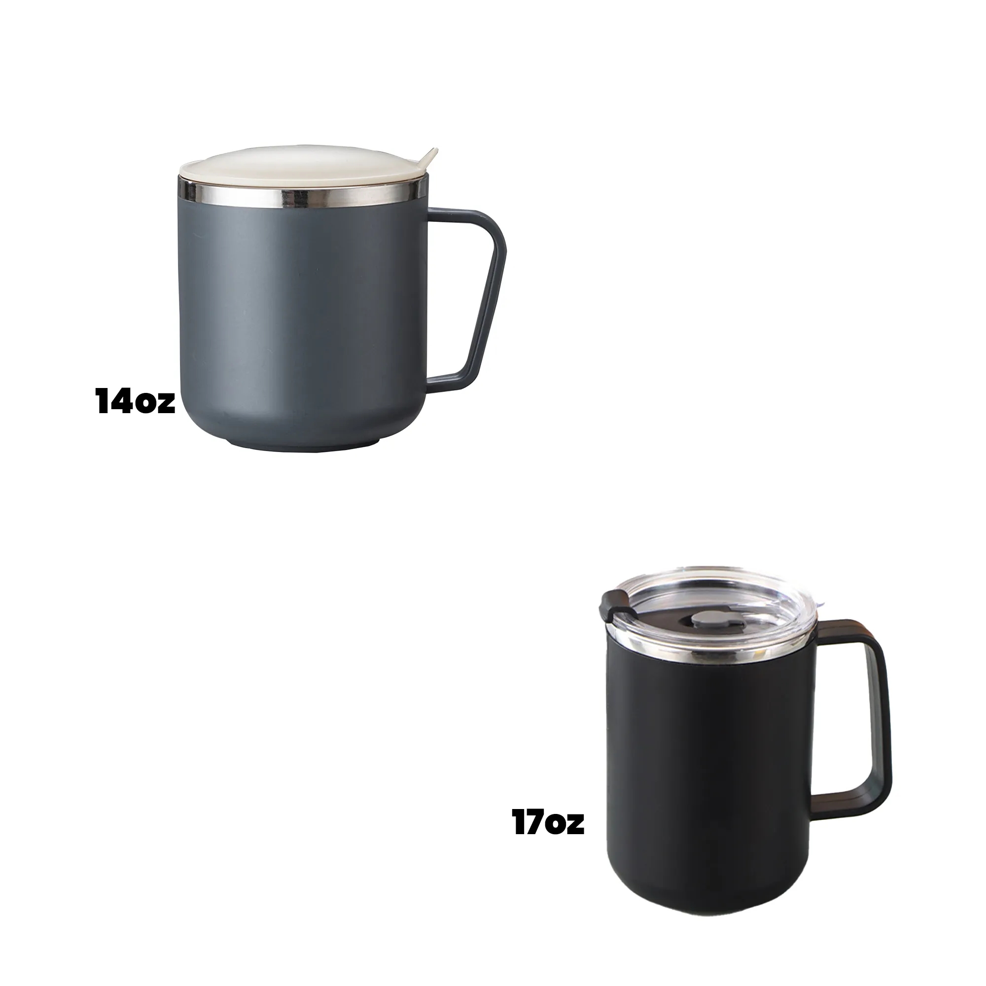 17OZ Double Layer Insulated Stainless Steel Coffee Cup 16