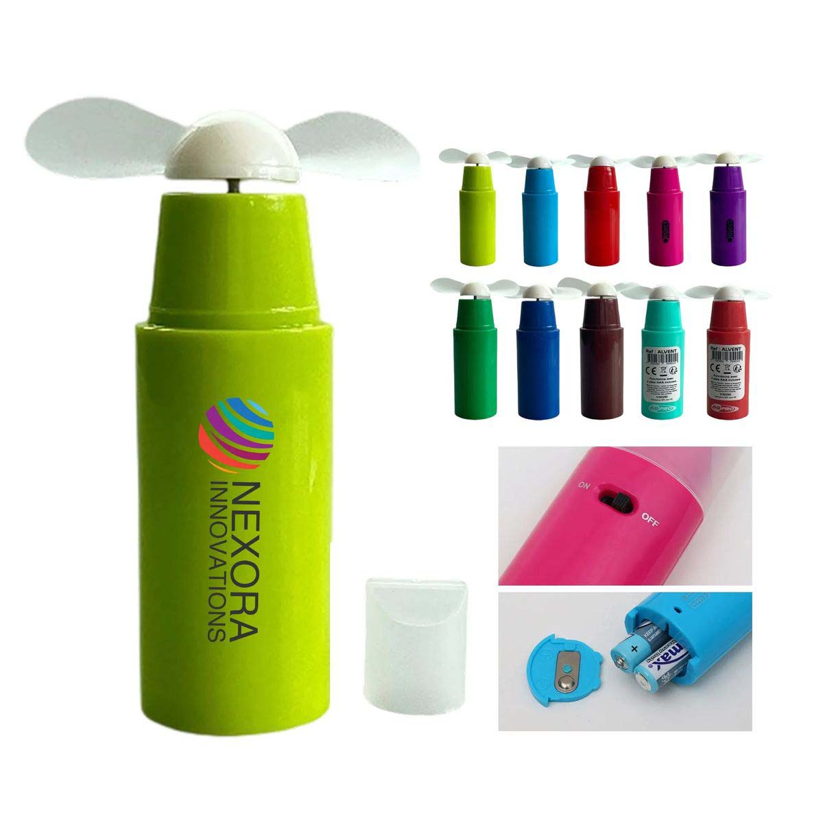 Mini Lipstick Shaped Portable Fan with Quiet Airflow 1