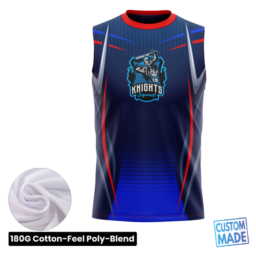 Unisex & Kids' Sublimation Sleeveless T-Shirt - 180G 5