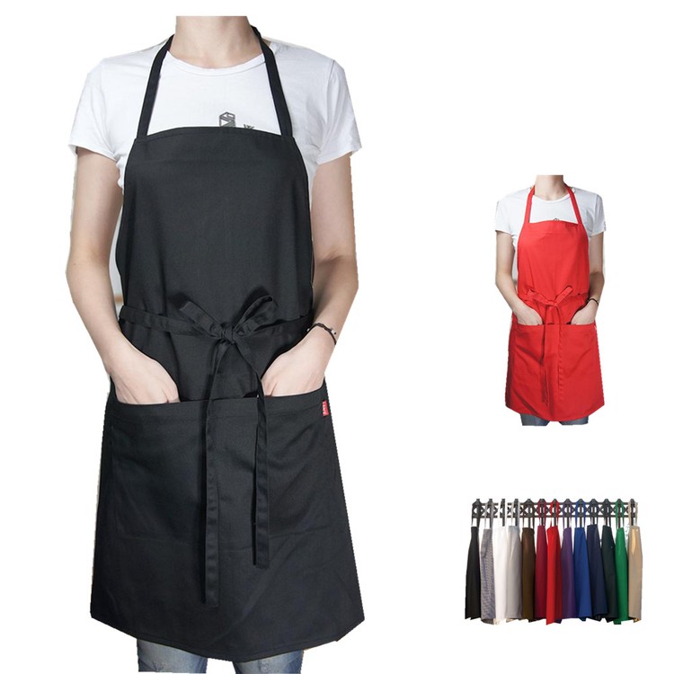 Full Length Apron With Two Pockets 1