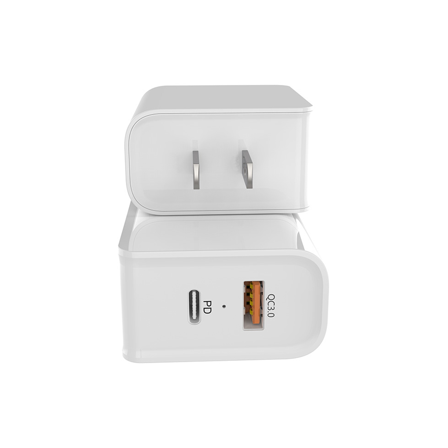 Dual Port Quick Charging Wall Charger - PD 30W + QC3.0 4