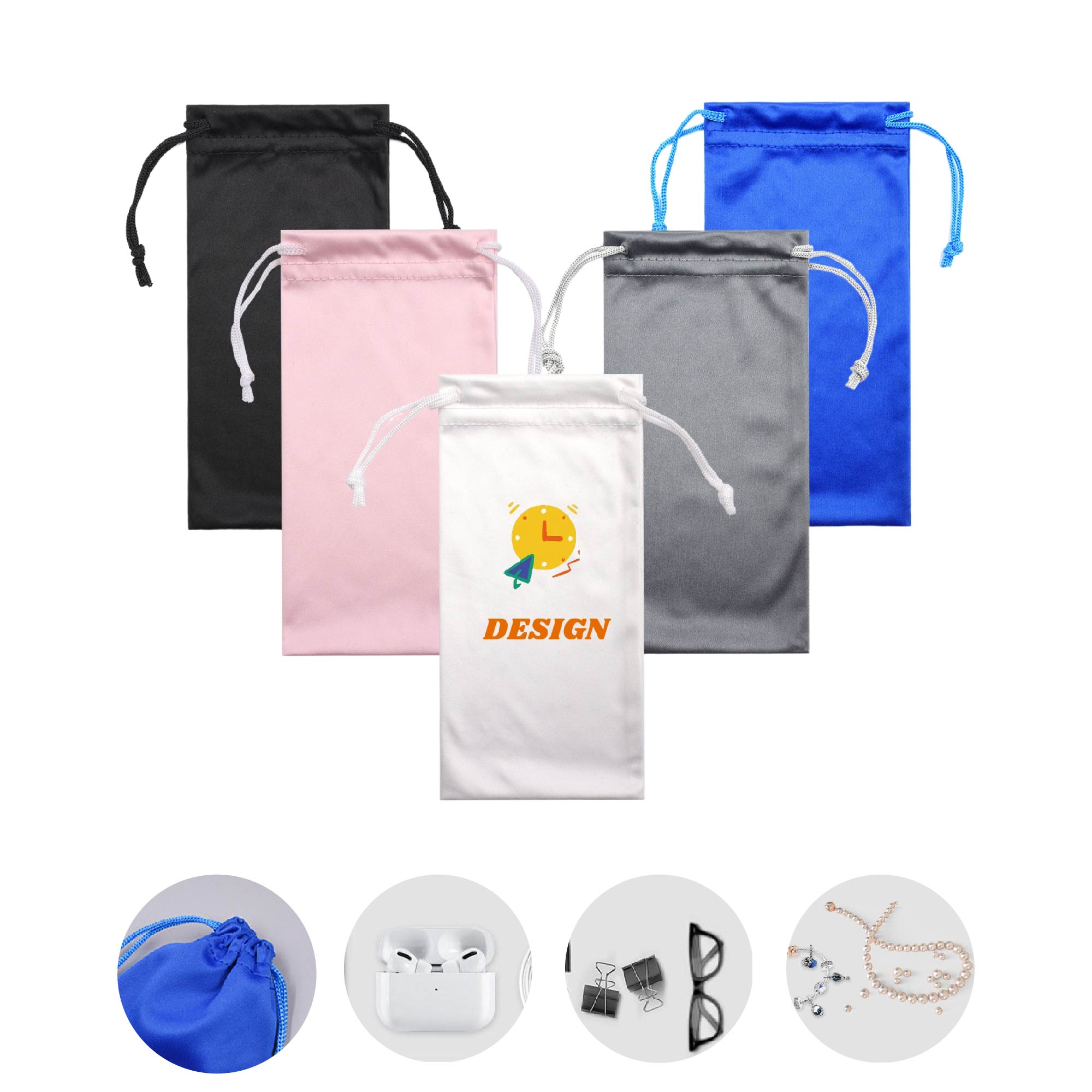MOQ 20 pcs Microfiber Glasses Pouch 3