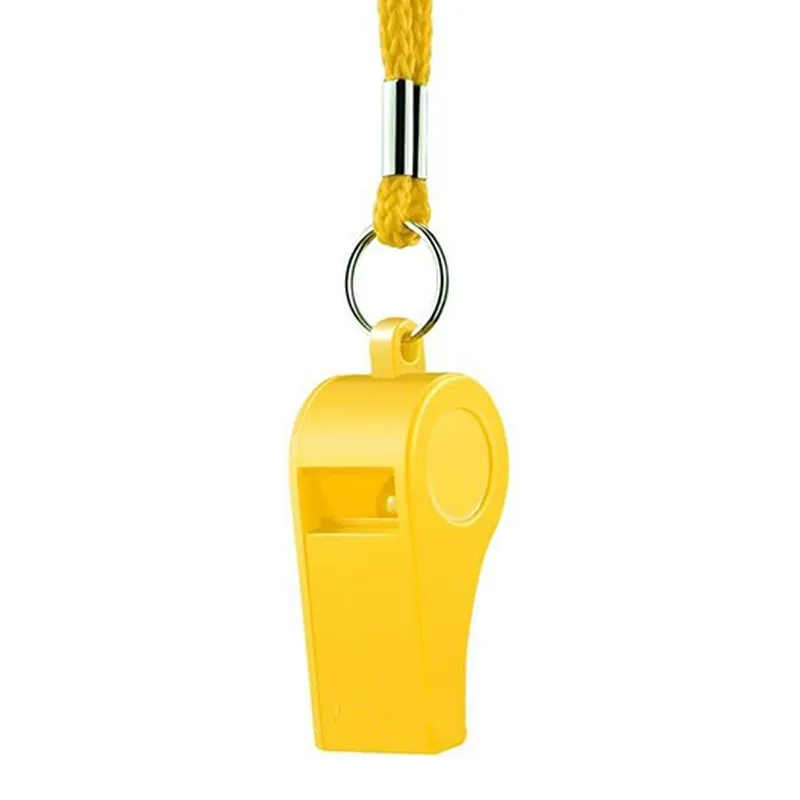 Colorful Plastic Whistles With Lanyards 4
