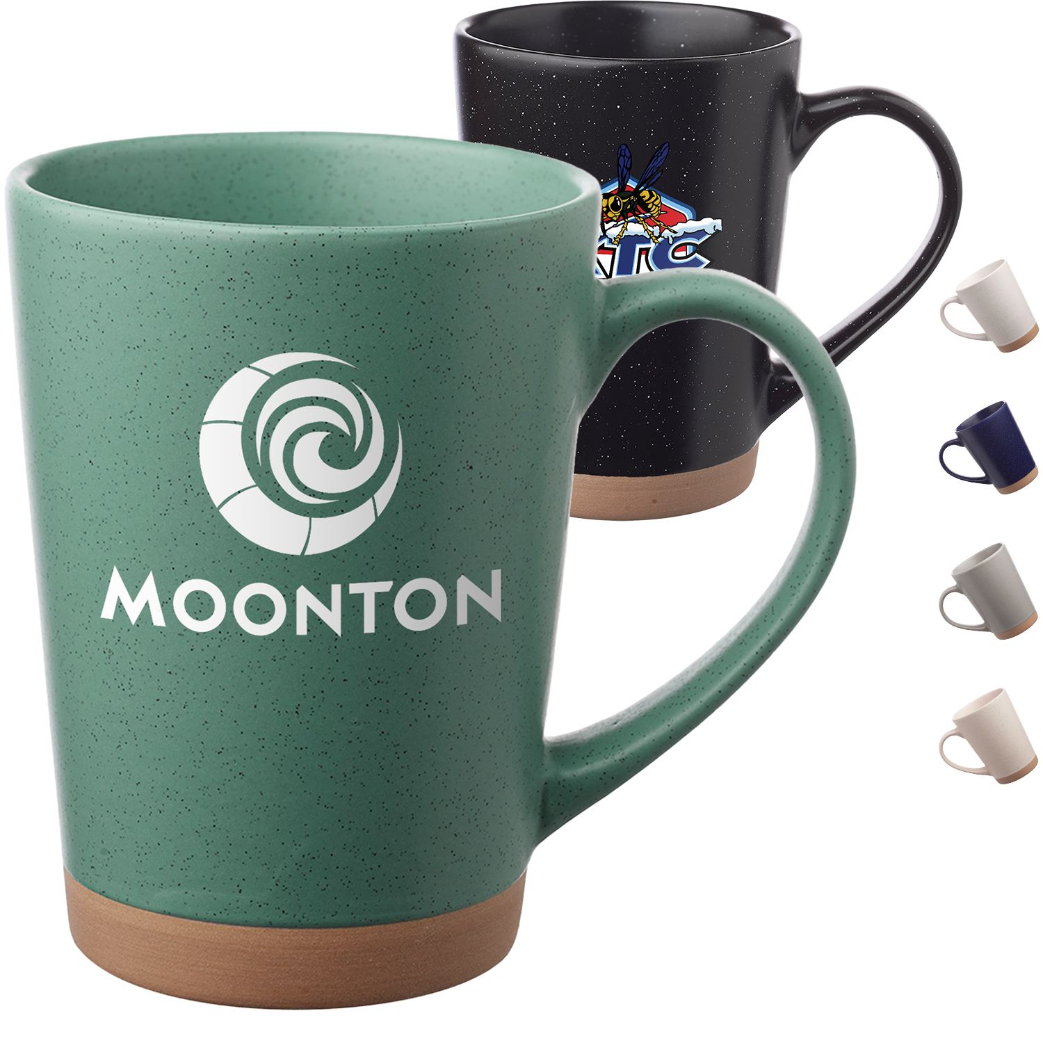 16 oz. Coffee Mugs W/ Speckle Accents 2