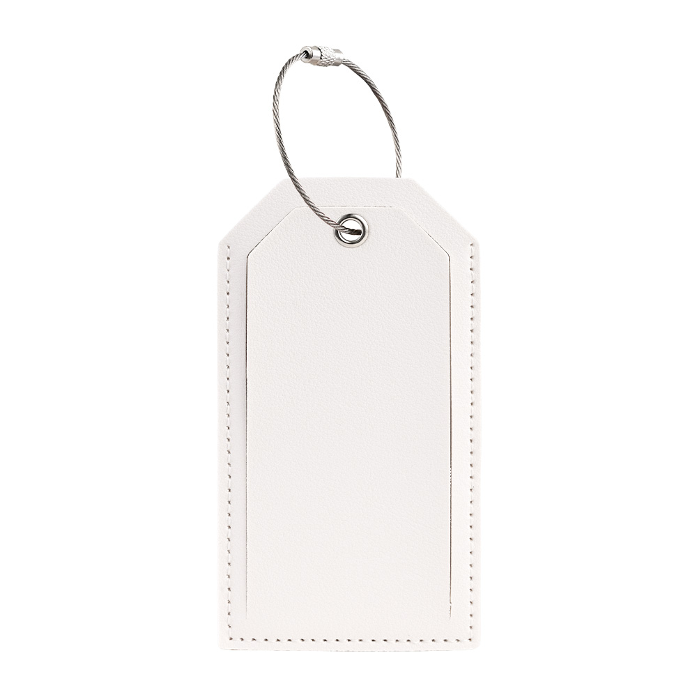 Soft Vegan Leather Luggage Tag 6