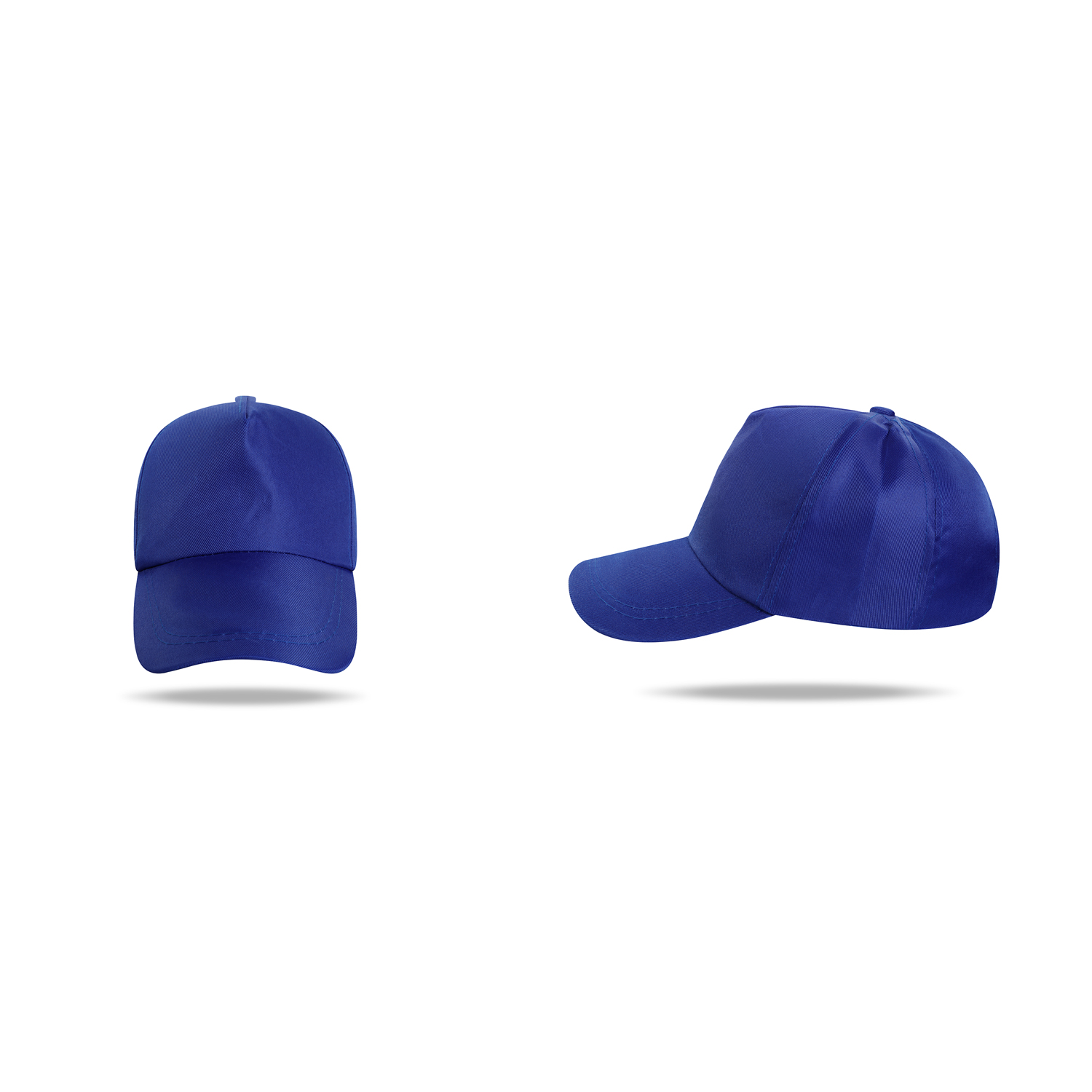 Stock Solid Color Tooling Polyester 5 Panel Cap w/Snapback Fastener 9