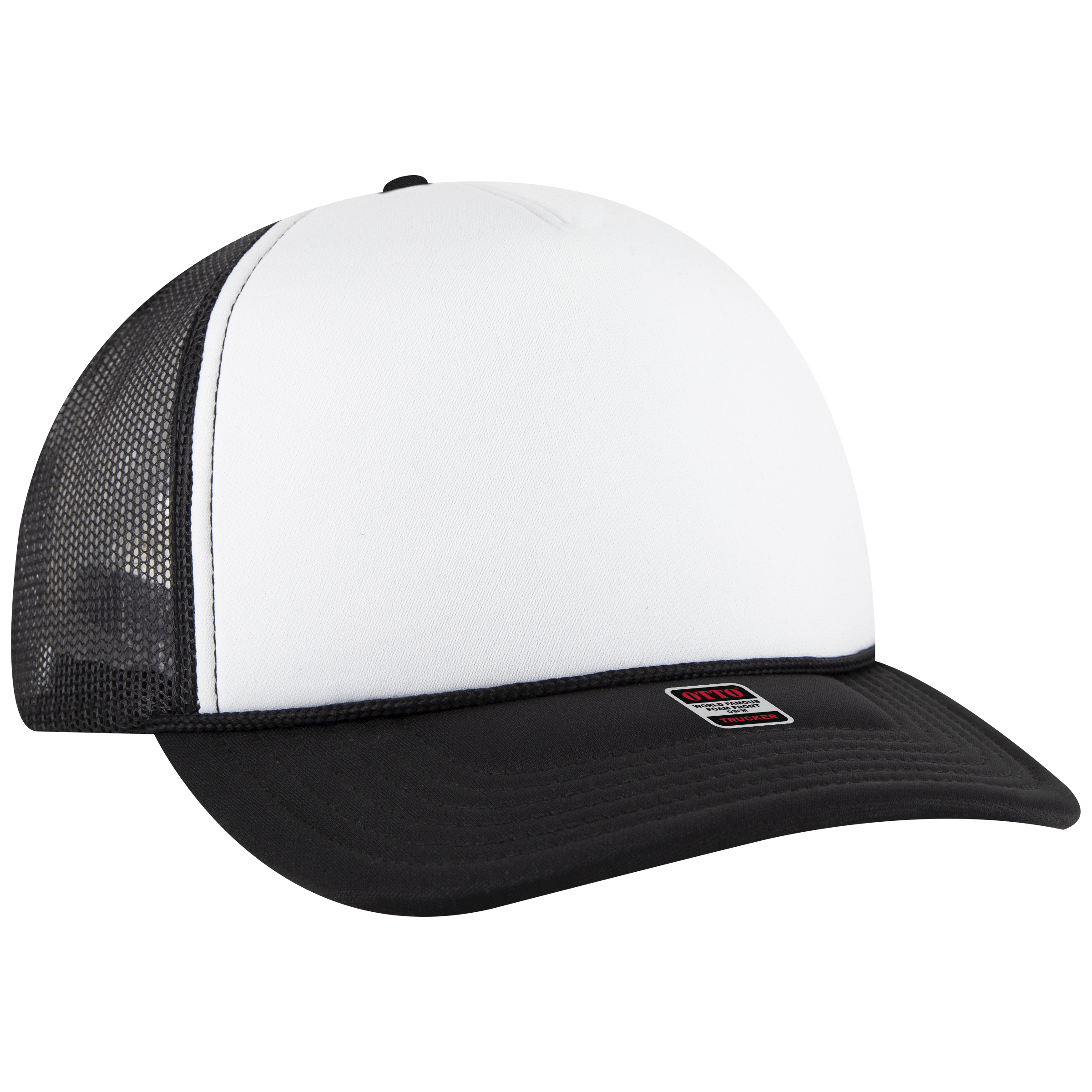 OTTO CAP® 5 Panel High Crown Mesh Back Trucker Hat 3