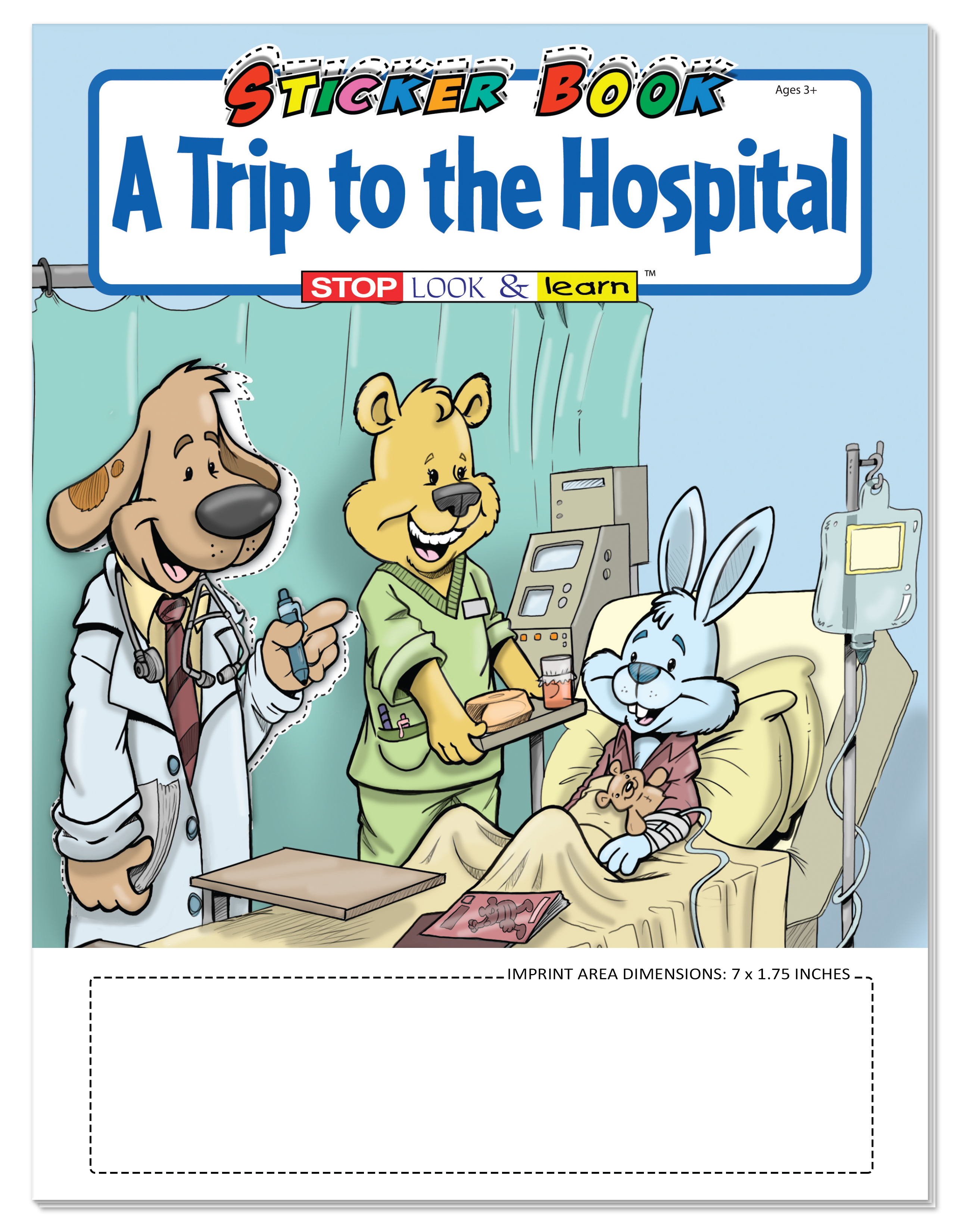 STICKER BOOK SET - A Trip to the Hospital Sticker Book Fun Pack 6